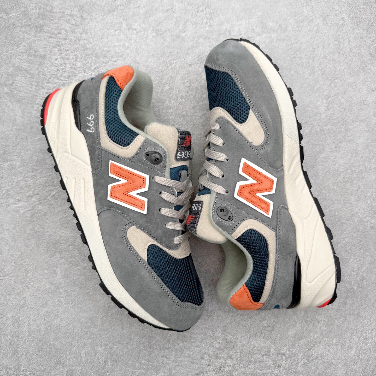 图片[3]-New Balance NB999系列 美潮高端原装原装套楦 真正的正品修长鞋型 早期外围实体充正案例无数 外贸客户指定订单前后掌分段组合大底 内置科技软底 缓震效果极佳日系潮人必备款 尺码同步专柜 尺码：39.5 40 40.5 41.5 42 42.5 43 44-选品中心