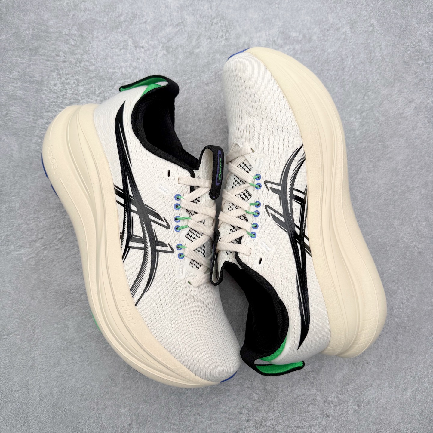 图片[3]-Asics GEL-Nimbus 28 亚瑟士缓震跑鞋 近年复古风潮的势头很旺 ASICS一直坚信保持身体的健康与活力是打造健康快乐的生活方式的最佳途径 ASICS为复古鞋型注入新设计 为玩家的街头穿搭提供了更多可能 GEL-NIMBUSTM9运动鞋最初是为中立和仰卧跑步者设计的长距离训练器 采用原始材料和关键细节重新设计 其Y2K时代的工业外观也被大胆的对比和色块所抵消 尺码：36 36.5 37.5 38 38.5 39 40 40.5 41.5 42 42.5 43.5 44 44.5 45-选品中心