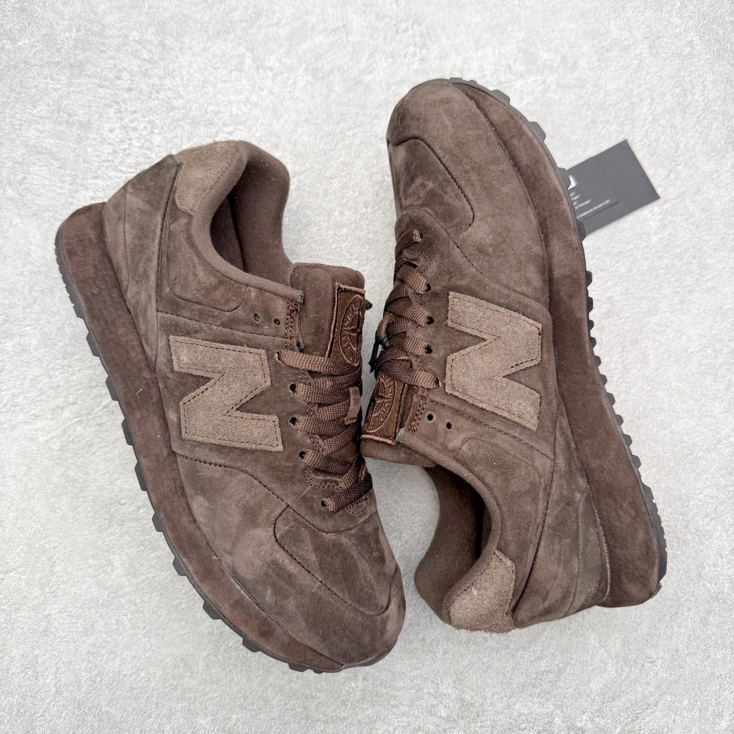 图片[3]-STONE ISLAND x New Balance NB 574 LEGACY Ghost 石头岛联名款新百伦复古运动跑步鞋 男女同款 尺码：36 36.5 37.5 38 38.5 39.5 40 40.5 41.5 42 42.5 43 44 45-选品中心