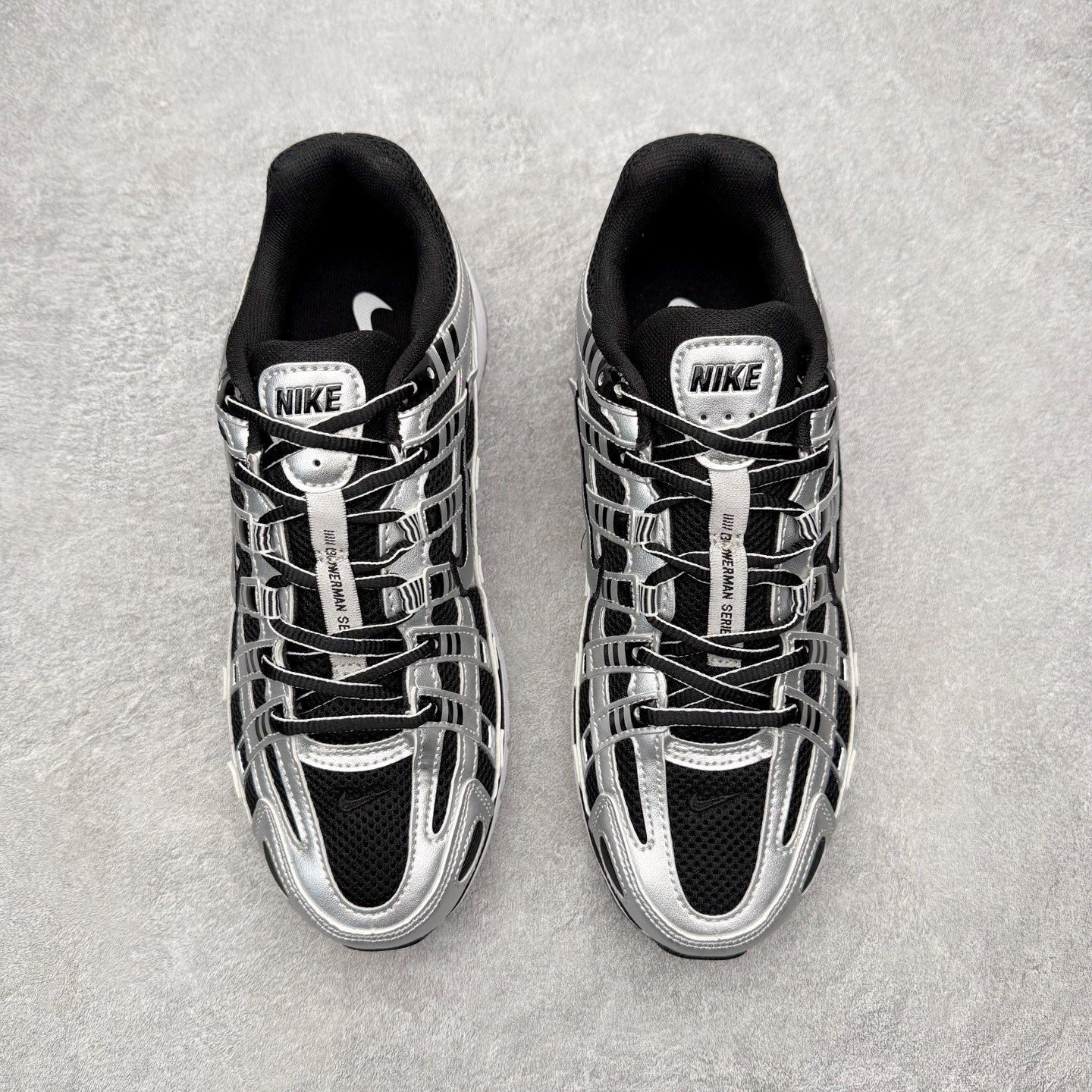 图片[2]-NK P-6000 系列低帮复古老爹风休闲运动舒适慢跑鞋 BV1021-013 融合 Pegasus 过往运动鞋设计 助力 21 世纪早期跑步运动跃升时尚新高度 采用透气网眼布、运动风格线条和耐穿覆面 兼具吸睛外观和舒适感受 中底泡绵以田径赛道为灵感 打造厚实设计 缔造出众缓震性能 尺码：36 36.5 37.5 38 38.5 39 40 40.5 41 42 42.5 43 44 44.5 45-选品中心