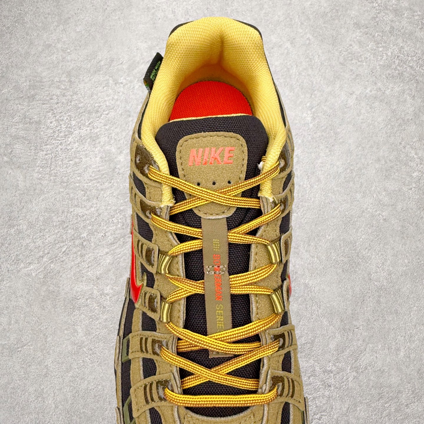 图片[5]-NK P-6000 系列低帮复古老爹风休闲运动舒适慢跑鞋 IH9064-300 融合 Pegasus 过往运动鞋设计 助力 21 世纪早期跑步运动跃升时尚新高度 采用透气网眼布、运动风格线条和耐穿覆面 兼具吸睛外观和舒适感受 中底泡绵以田径赛道为灵感 打造厚实设计 缔造出众缓震性能 尺码：36 36.5 37.5 38 38.5 39 40 40.5 41 42 42.5 43 44 44.5 45-选品中心