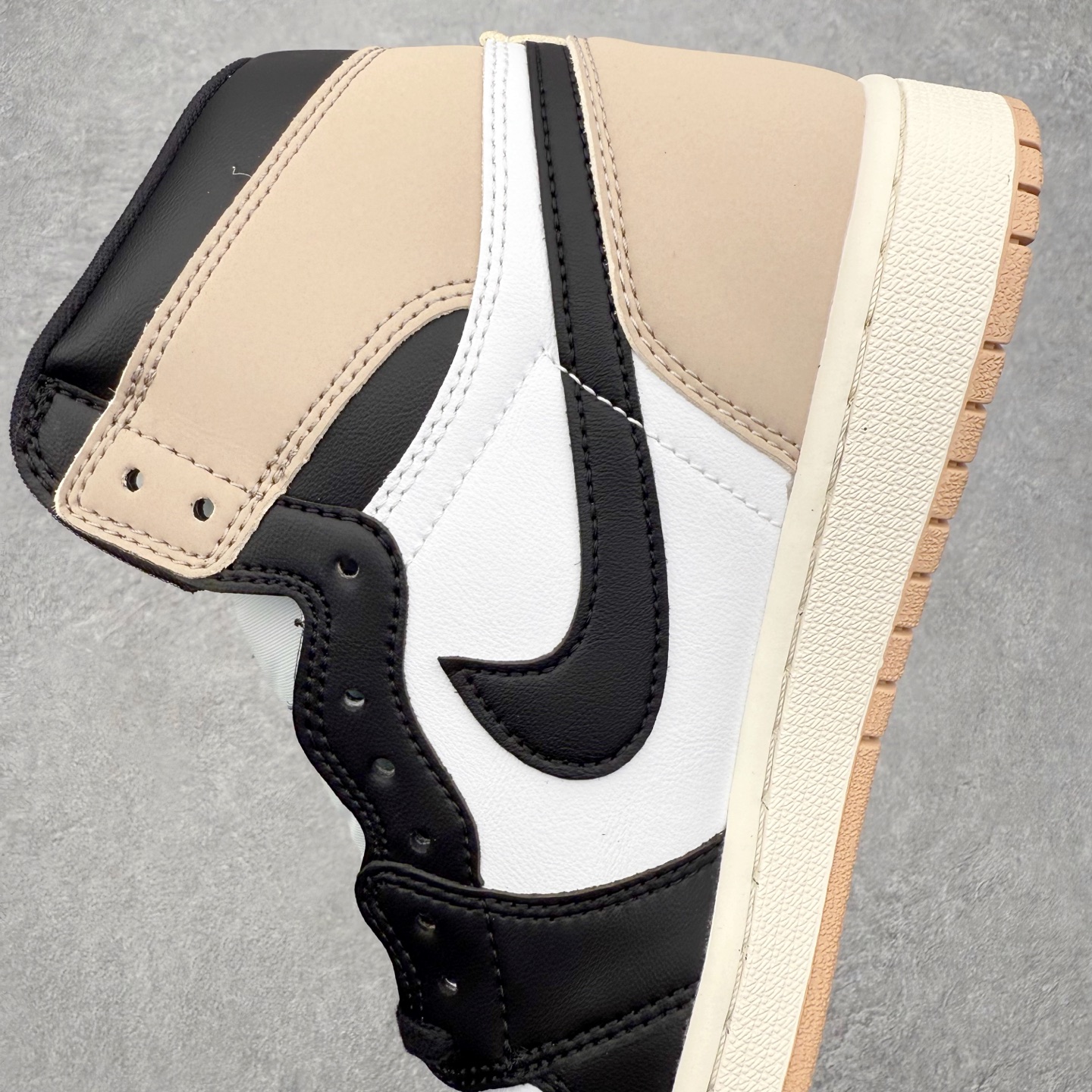 ＃KZ神版莞产 Air Jordan AJ1 Retro High 高帮 棕黑 FD2596-021 外