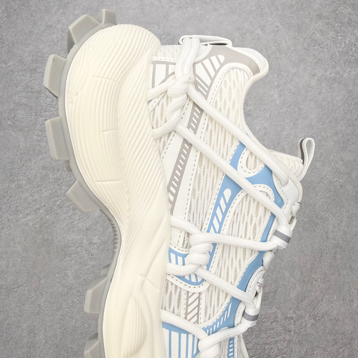 GG-CC赵露思2025新款厚底增高休闲运动老爹鞋系列 广东大厂出品 7CM厚底增高 星河粒子 银白粉色