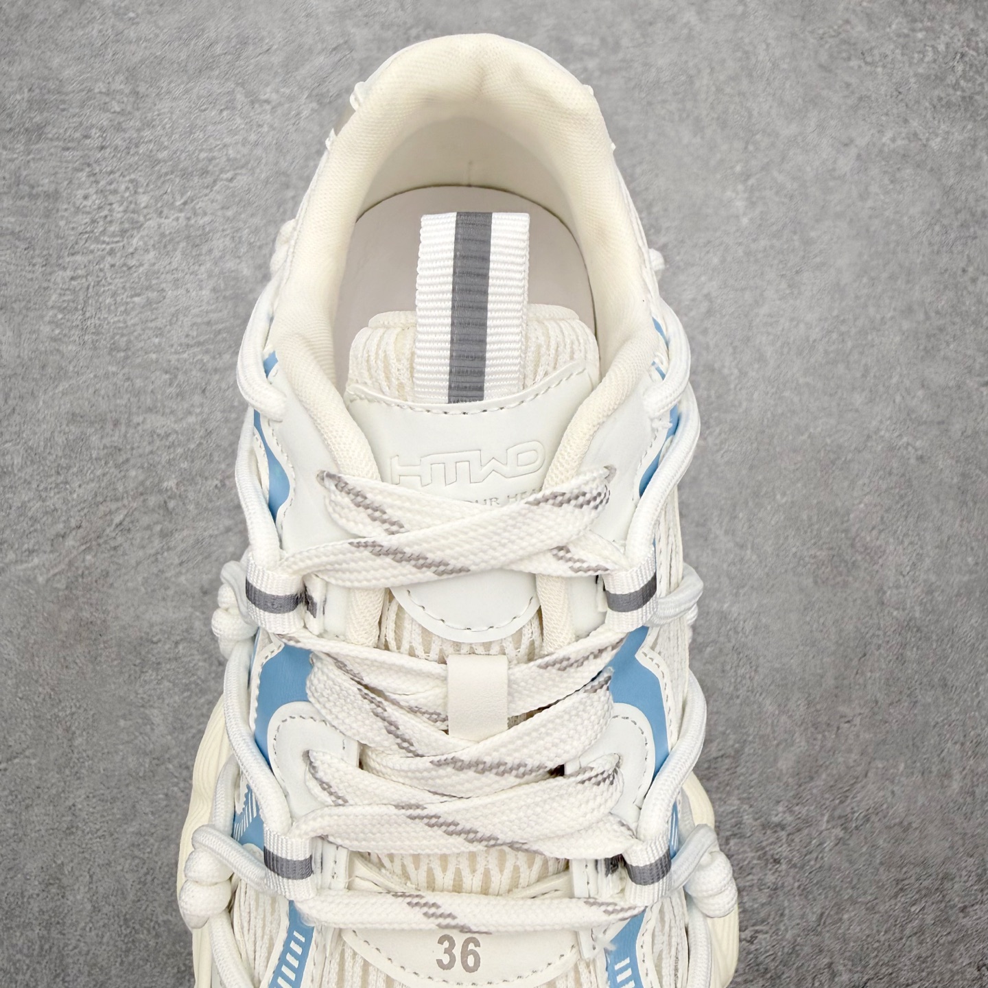 GG-CC赵露思2025新款厚底增高休闲运动老爹鞋系列 广东大厂出品 7CM厚底增高 星河粒子 银白粉色