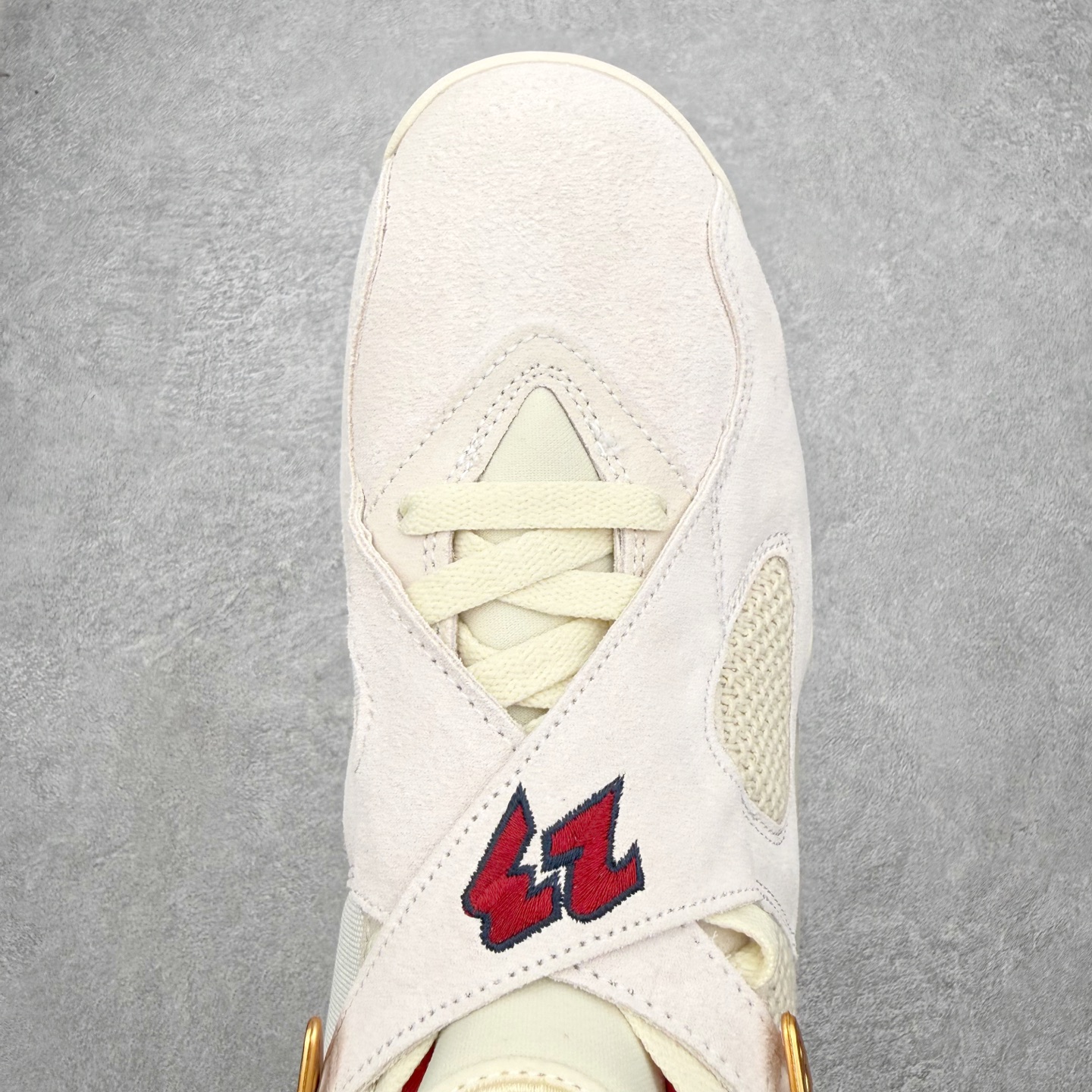 ＃莞产纯原福利‼️SoleFly x Air Jordan AJ8 高帮复古篮球鞋 联名米白红 FJ28