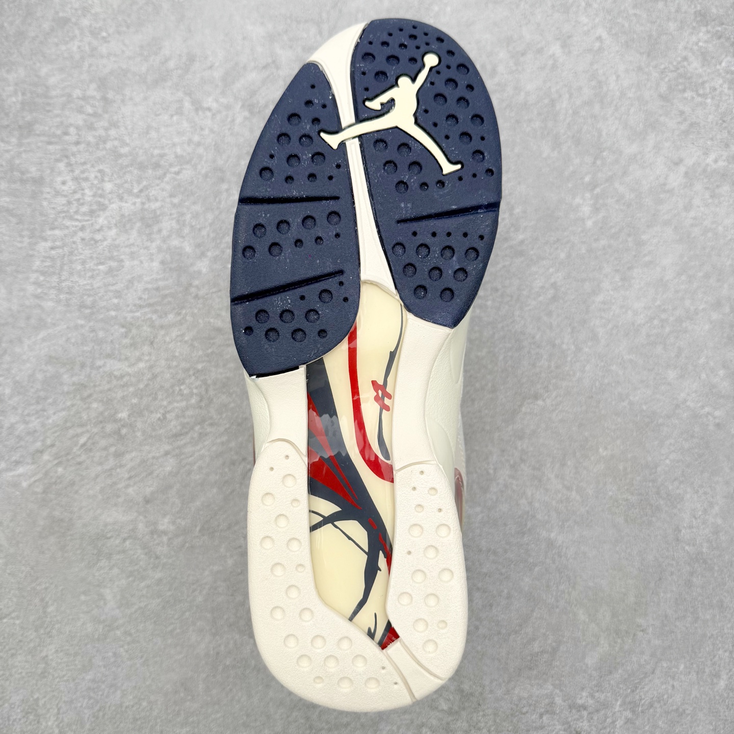 ＃莞产纯原福利‼️SoleFly x Air Jordan AJ8 高帮复古篮球鞋 联名米白红 FJ28