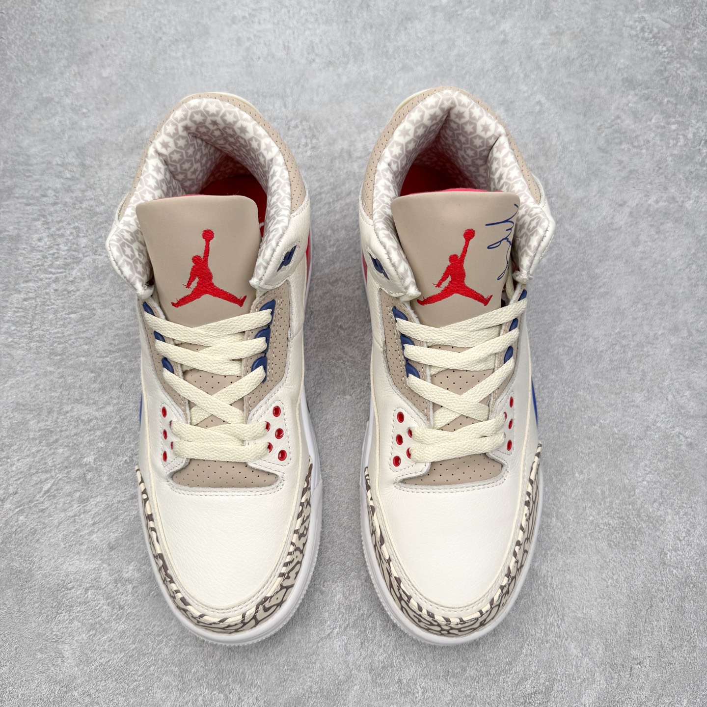 ＃莞产纯原福利‼️Air Jordan AJ3 Retro 系列 头层皮料加持 大厂出品 原纸板楦头开发