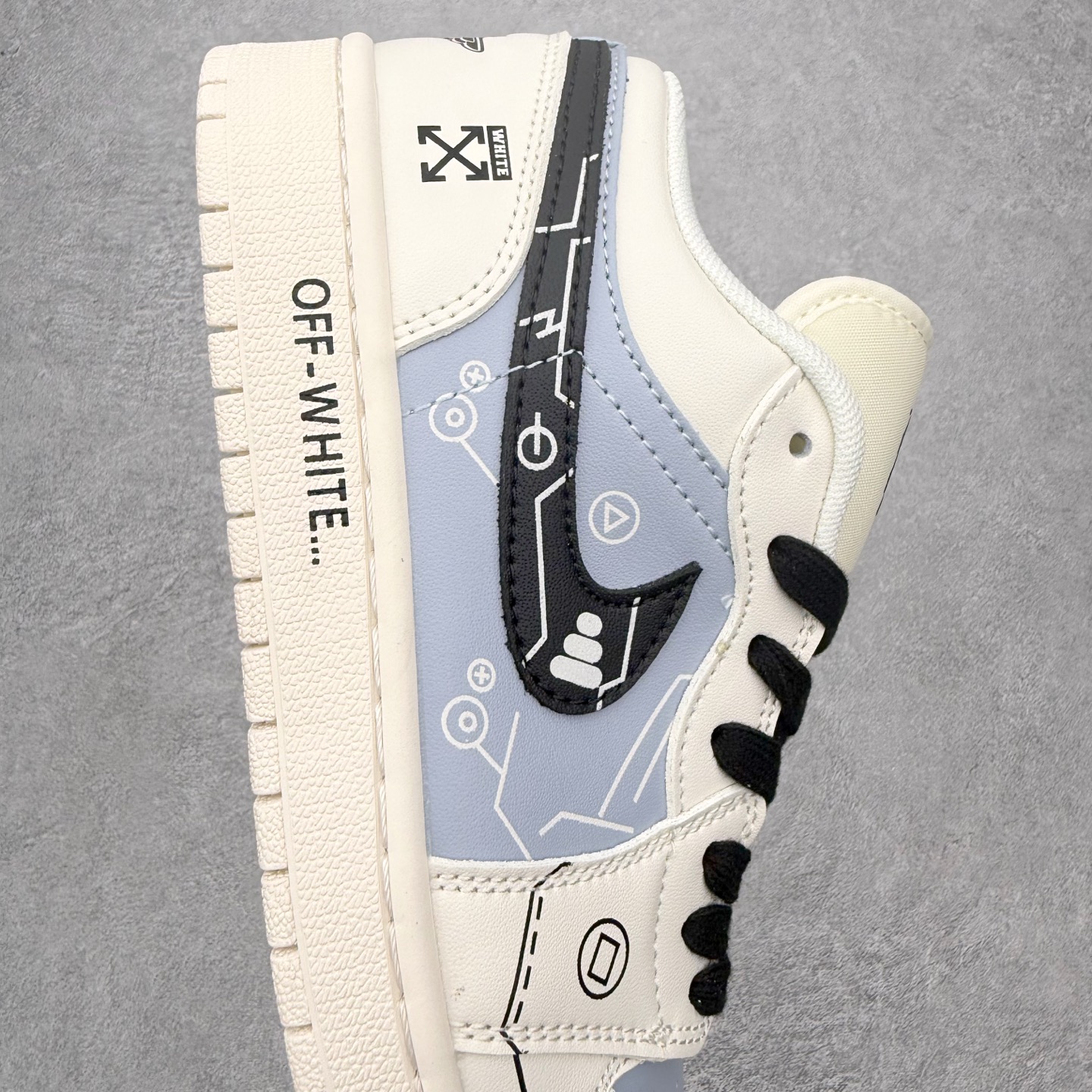 图片[6]-＃福利特价 Air Jordan AJ1 Low 低帮联名定制配色 原厂内置气垫魔块 A模大底 头层小牛皮 鞋舌AJ原厂专用牛津布+AJ专用反口珍珠布+原厂无杂质高弹内里海棉+特殊封边弹力鞋带 实拍调校N版已经零色差零失真 百分百还原实物色彩所见即所得 不存在货不对板色差等低级问题 选购参考实物拍摄 不混卖不参货 只用心做好货严格选品 承诺混一赔十 尺码：36 36.5 37.5 38 38.5 39 40 40.5 41 42 42.5 43 44 44.5 45-选品中心