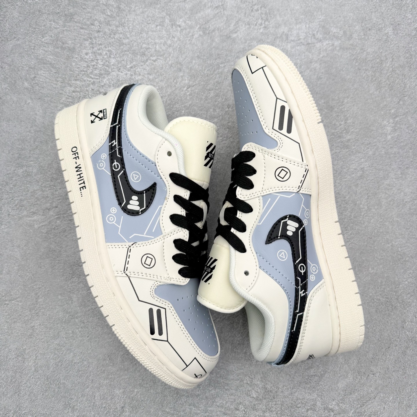 图片[3]-＃福利特价 Air Jordan AJ1 Low 低帮联名定制配色 原厂内置气垫魔块 A模大底 头层小牛皮 鞋舌AJ原厂专用牛津布+AJ专用反口珍珠布+原厂无杂质高弹内里海棉+特殊封边弹力鞋带 实拍调校N版已经零色差零失真 百分百还原实物色彩所见即所得 不存在货不对板色差等低级问题 选购参考实物拍摄 不混卖不参货 只用心做好货严格选品 承诺混一赔十 尺码：36 36.5 37.5 38 38.5 39 40 40.5 41 42 42.5 43 44 44.5 45-选品中心