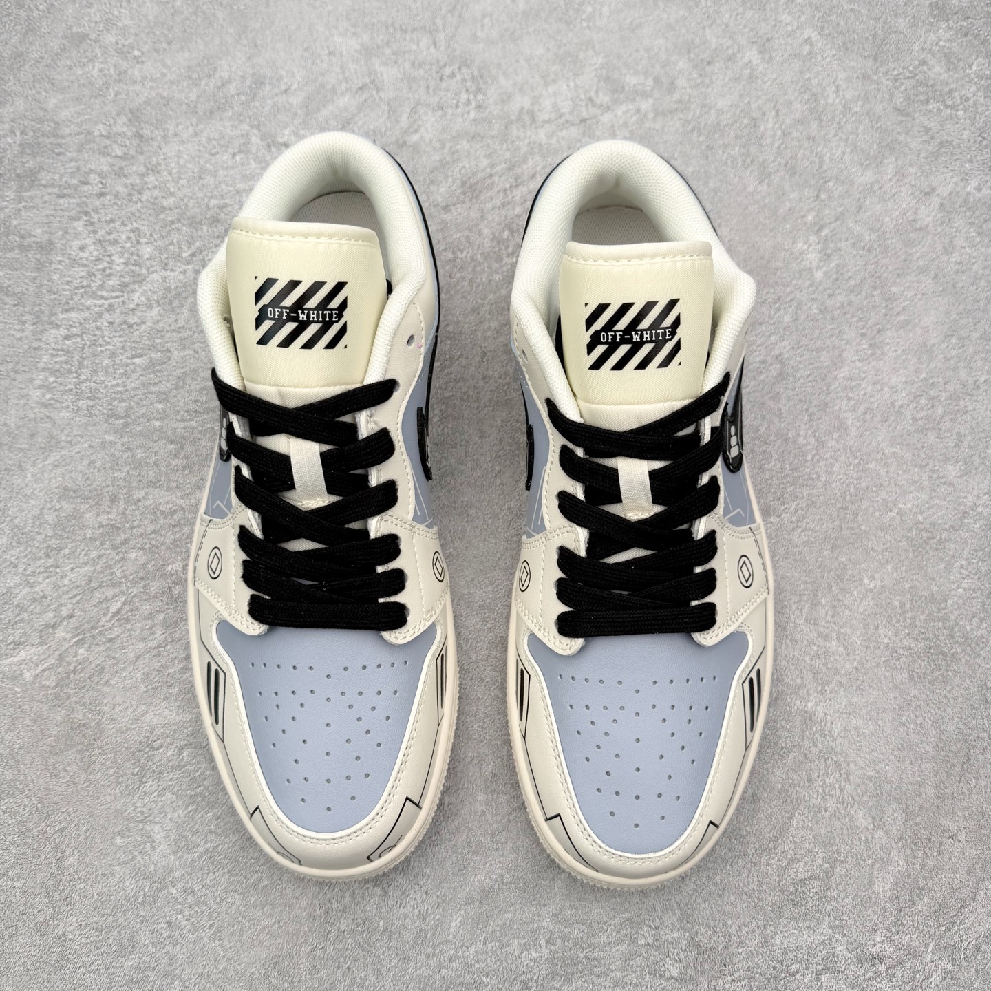 图片[2]-＃福利特价 Air Jordan AJ1 Low 低帮联名定制配色 原厂内置气垫魔块 A模大底 头层小牛皮 鞋舌AJ原厂专用牛津布+AJ专用反口珍珠布+原厂无杂质高弹内里海棉+特殊封边弹力鞋带 实拍调校N版已经零色差零失真 百分百还原实物色彩所见即所得 不存在货不对板色差等低级问题 选购参考实物拍摄 不混卖不参货 只用心做好货严格选品 承诺混一赔十 尺码：36 36.5 37.5 38 38.5 39 40 40.5 41 42 42.5 43 44 44.5 45-选品中心