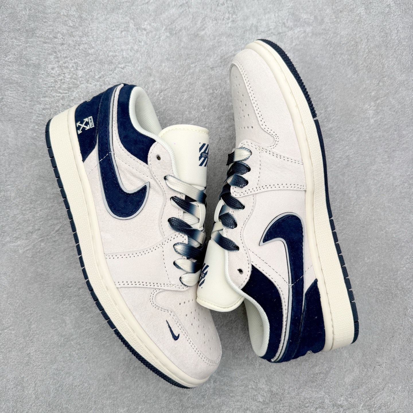 图片[3]-＃福利特价 Air Jordan AJ1 Low 低帮联名定制配色 原厂内置气垫魔块 A模大底 头层小牛皮 鞋舌AJ原厂专用牛津布+AJ专用反口珍珠布+原厂无杂质高弹内里海棉+特殊封边弹力鞋带 实拍调校N版已经零色差零失真 百分百还原实物色彩所见即所得 不存在货不对板色差等低级问题 选购参考实物拍摄 不混卖不参货 只用心做好货严格选品 承诺混一赔十 尺码：36 36.5 37.5 38 38.5 39 40 40.5 41 42 42.5 43 44 44.5 45-选品中心