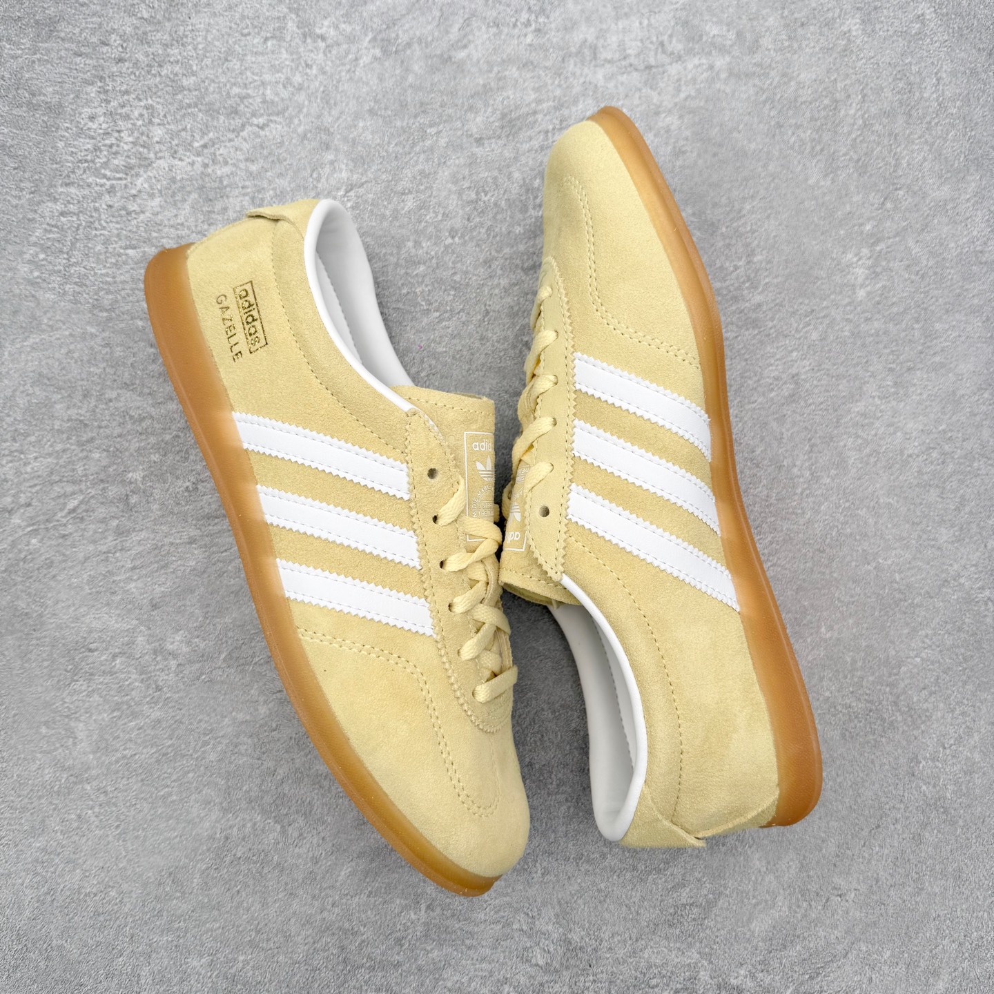 图片[3]-AD Gazelle Lo Pro 羚羊内训系列低帮复古百搭休闲运动德训风板鞋 JR8849 90年代经典的复刻版！自60年代以足球训练鞋面世以来,Gazelle就以其经典设计席卷全球。1991年版本的复刻,再造经典Gazelle。采用皮革打造,搭配浊色细节,让这款经典更加简约。尺码：36 36⅔ 37⅓ 38 38⅔ 39⅓ 40 40⅔ 41⅓ 42 42⅔ 43⅓ 44⅓ 44⅔ 45-选品中心