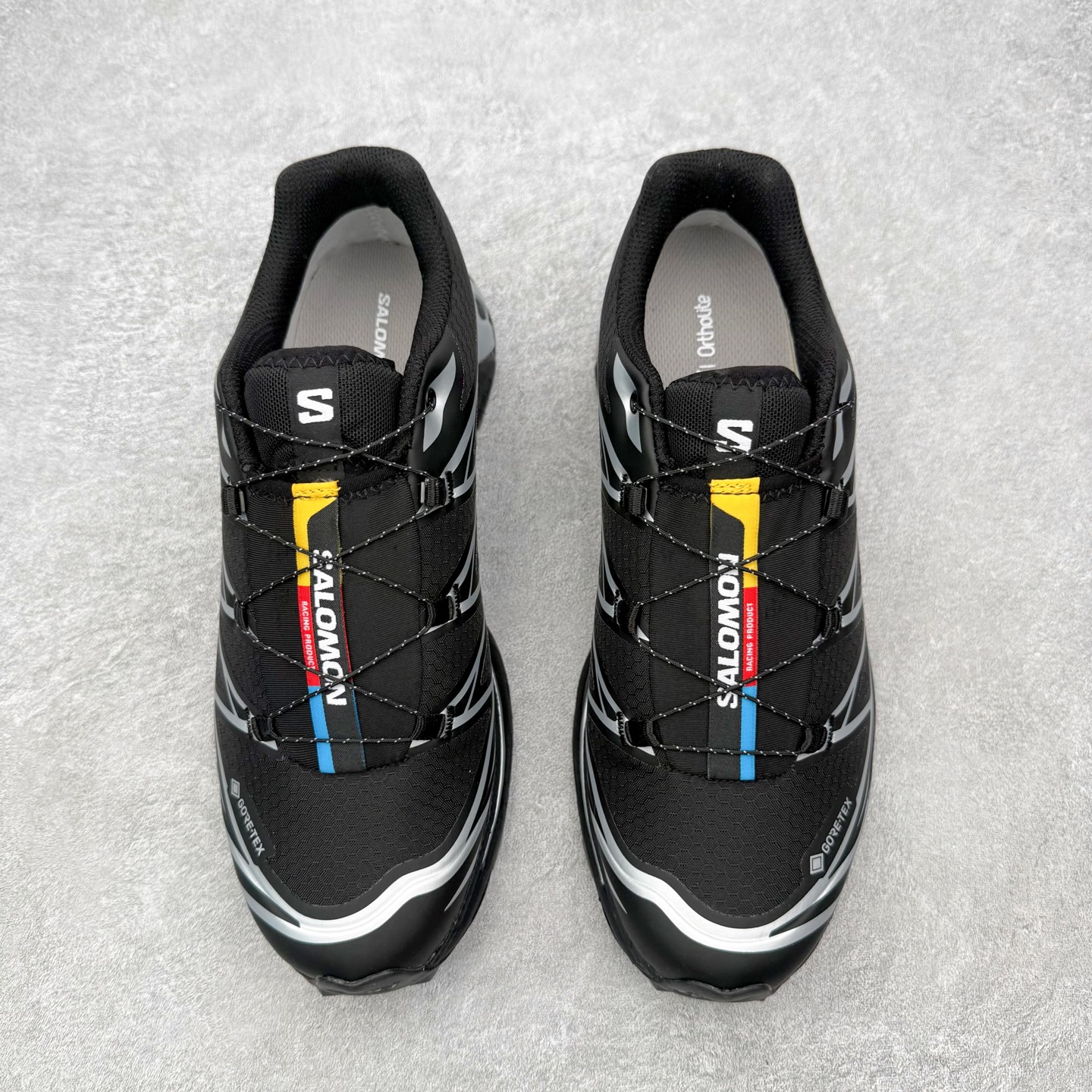 图片[2]-＃PK4.0 Salomon XT-6 萨洛蒙复古潮流户外机能登山跑鞋 纯原外贸平台特供订单 耗时半年巨作 全套原纸板楦头开发 原厂特供网布配套加持 确保原汁原味 完美呈现版型 原档数据独家私模五层组合大底 原装Ortholite轻量化鞋垫 中底布带钢印编号 原厂TPU锁扣 进口港宝加持 后跟自然饱满 还原公司包裹性 鞋面以“锯齿”状的包裹系统呈现 在基色底之下加入了各种色点缀 将公司的最新技术和时尚前卫的造型融入耐用的长跑款式中 鞋面由 TPU 薄膜制成 并焊接在高耐磨网眼上 使其既时尚又坚固 由 ACS底盘支撑 可增强稳定性和支撑力 以及由橡胶凸耳 Contragrip外底覆盖的 EVA 缓冲中底 旨在应对崎岖的地形 鞋舌上的彩色Salomon 标签、Quicklace 系统以及鞋头、鞋舌和鞋跟上的附加品牌使细节更加完美 让穿着者可以轻松驾驭户外与通勤下的任何运动生活场景 无缝鞋身户外随意纵横 颜值与脚感兼备 出街通勤 绝对非常吸睛 你值得拥有 尺码：36 36.5 37.5 38 38.5 39 40 40.5 41 42 42.5 43 44 44.5 45 注意：偏小1码-选品中心