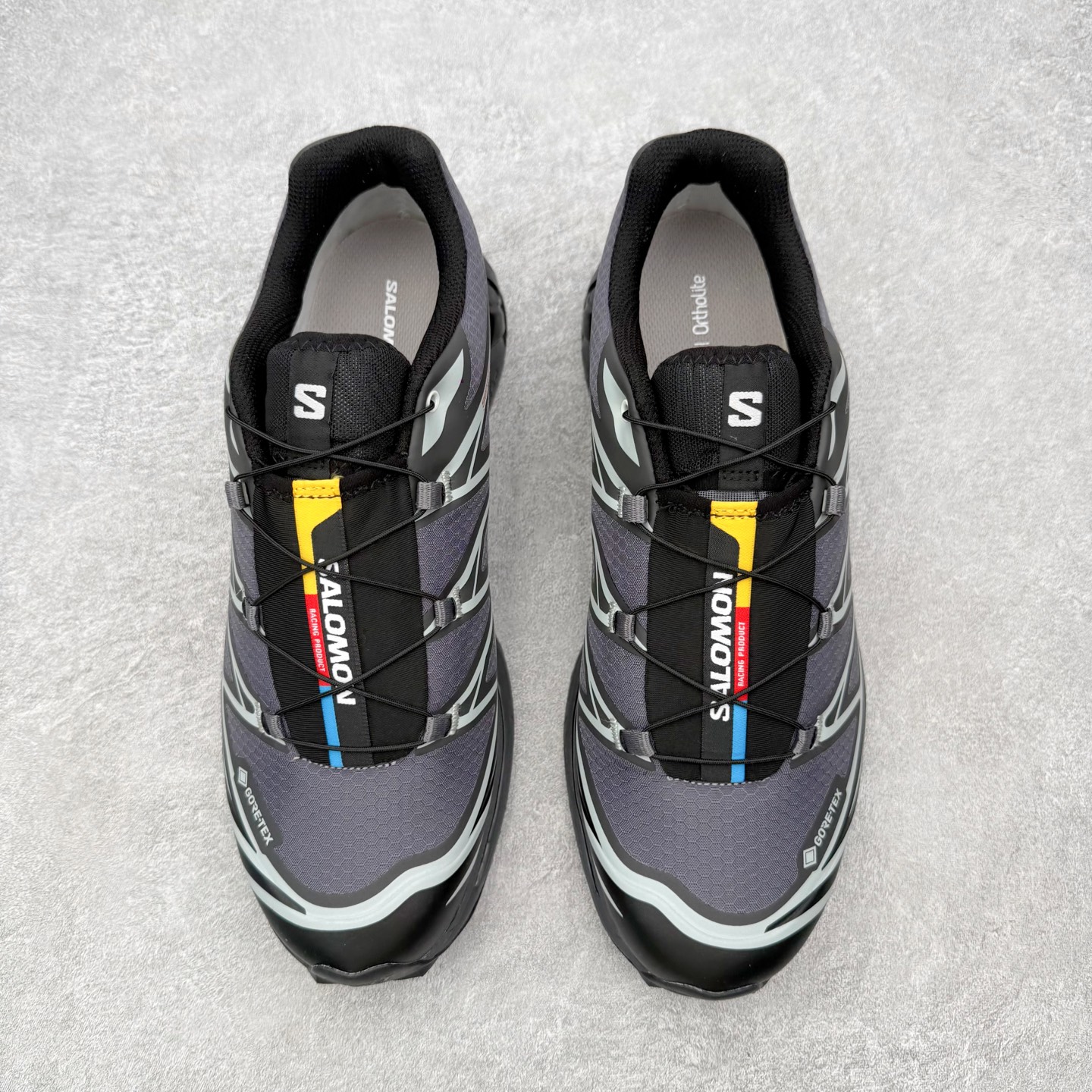 图片[2]-＃PK4.0 Salomon XT-6 萨洛蒙复古潮流户外机能登山跑鞋 纯原外贸平台特供订单 耗时半年巨作 全套原纸板楦头开发 原厂特供网布配套加持 确保原汁原味 完美呈现版型 原档数据独家私模五层组合大底 原装Ortholite轻量化鞋垫 中底布带钢印编号 原厂TPU锁扣 进口港宝加持 后跟自然饱满 还原公司包裹性 鞋面以“锯齿”状的包裹系统呈现 在基色底之下加入了各种色点缀 将公司的最新技术和时尚前卫的造型融入耐用的长跑款式中 鞋面由 TPU 薄膜制成 并焊接在高耐磨网眼上 使其既时尚又坚固 由 ACS底盘支撑 可增强稳定性和支撑力 以及由橡胶凸耳 Contragrip外底覆盖的 EVA 缓冲中底 旨在应对崎岖的地形 鞋舌上的彩色Salomon 标签、Quicklace 系统以及鞋头、鞋舌和鞋跟上的附加品牌使细节更加完美 让穿着者可以轻松驾驭户外与通勤下的任何运动生活场景 无缝鞋身户外随意纵横 颜值与脚感兼备 出街通勤 绝对非常吸睛 你值得拥有 尺码：36 36.5 37.5 38 38.5 39 40 40.5 41 42 42.5 43 44 44.5 45 注意：偏小1码-选品中心
