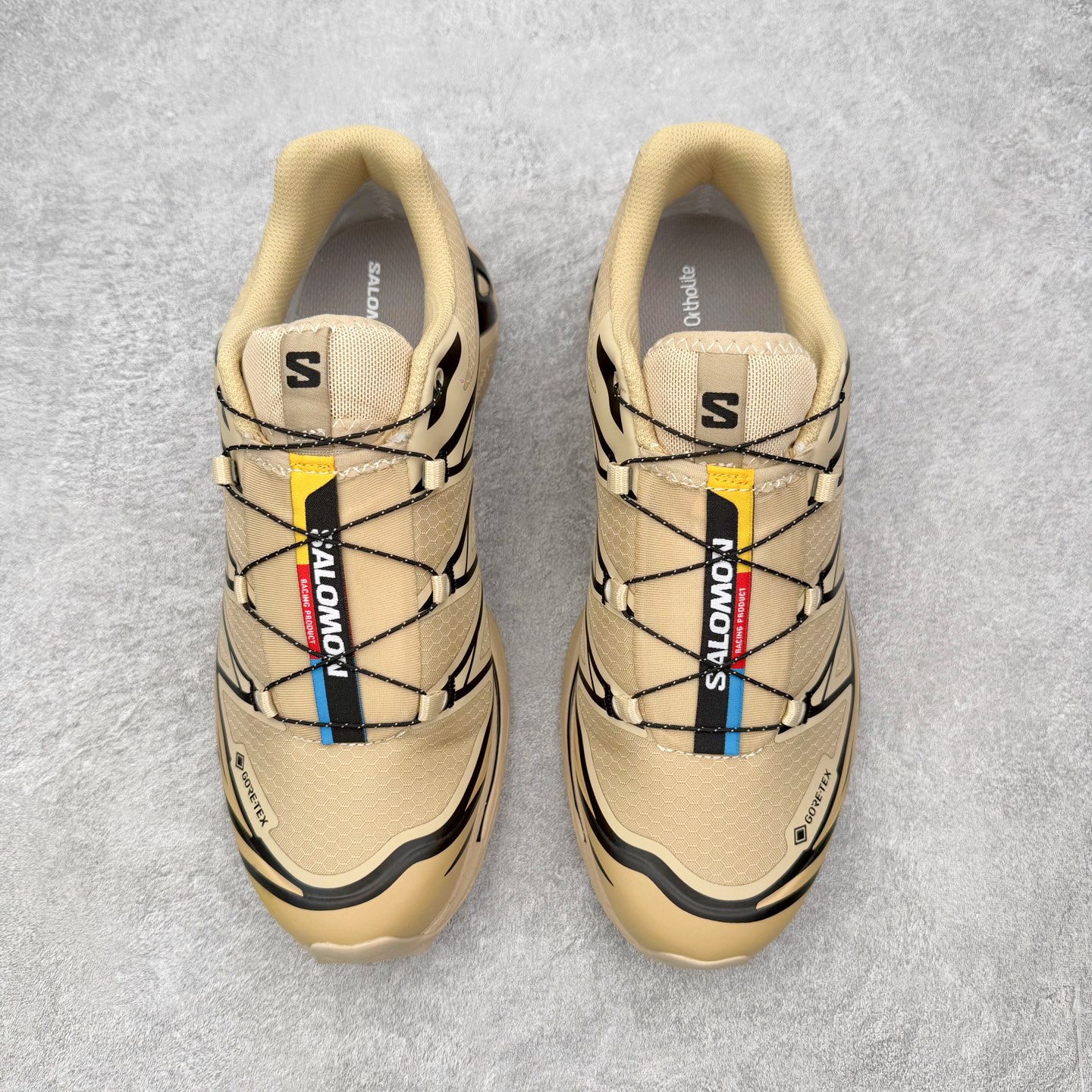 图片[2]-＃PK4.0 Salomon XT-6 萨洛蒙复古潮流户外机能登山跑鞋 纯原外贸平台特供订单 耗时半年巨作 全套原纸板楦头开发 原厂特供网布配套加持 确保原汁原味 完美呈现版型 原档数据独家私模五层组合大底 原装Ortholite轻量化鞋垫 中底布带钢印编号 原厂TPU锁扣 进口港宝加持 后跟自然饱满 还原公司包裹性 鞋面以“锯齿”状的包裹系统呈现 在基色底之下加入了各种色点缀 将公司的最新技术和时尚前卫的造型融入耐用的长跑款式中 鞋面由 TPU 薄膜制成 并焊接在高耐磨网眼上 使其既时尚又坚固 由 ACS底盘支撑 可增强稳定性和支撑力 以及由橡胶凸耳 Contragrip外底覆盖的 EVA 缓冲中底 旨在应对崎岖的地形 鞋舌上的彩色Salomon 标签、Quicklace 系统以及鞋头、鞋舌和鞋跟上的附加品牌使细节更加完美 让穿着者可以轻松驾驭户外与通勤下的任何运动生活场景 无缝鞋身户外随意纵横 颜值与脚感兼备 出街通勤 绝对非常吸睛 你值得拥有 尺码：36 36.5 37.5 38 38.5 39 40 40.5 41 42 42.5 43 44 44.5 45 注意：偏小1码-选品中心