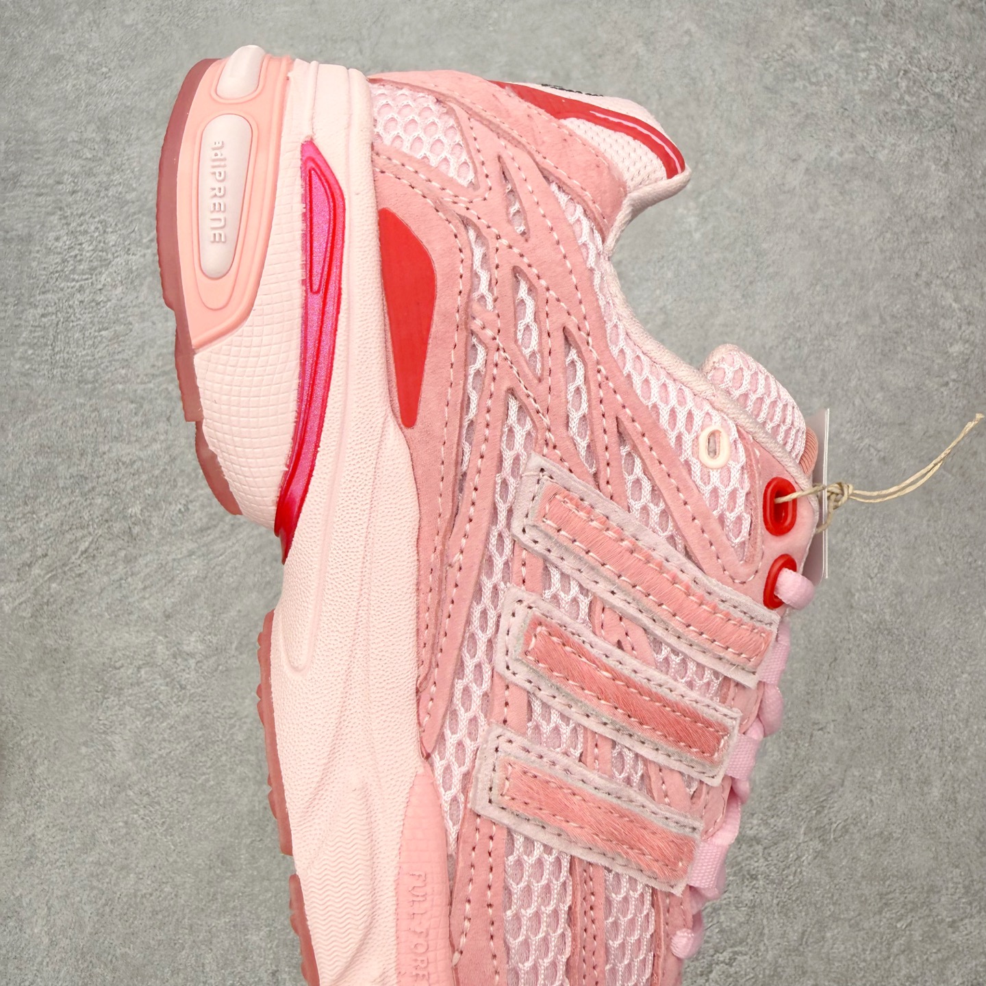 图片[7]-＃HZ Unheardof x AD Originals Adistar Cushion 3 舒适百搭防滑耐磨低帮休闲跑步鞋 联名粉红色 JS2974 实拍调校N版已经零色差零失真 百分百还原实物色彩所见即所得 不存在货不对板色差等低级问题 选购参考实物拍摄 不混卖不参货 只用心做好货严格选品 承诺混一赔十 尺码：36 36.5 37.5 38 38.5 39 40 40.5 41 42 42.5 43 44 44.5 45-选品中心