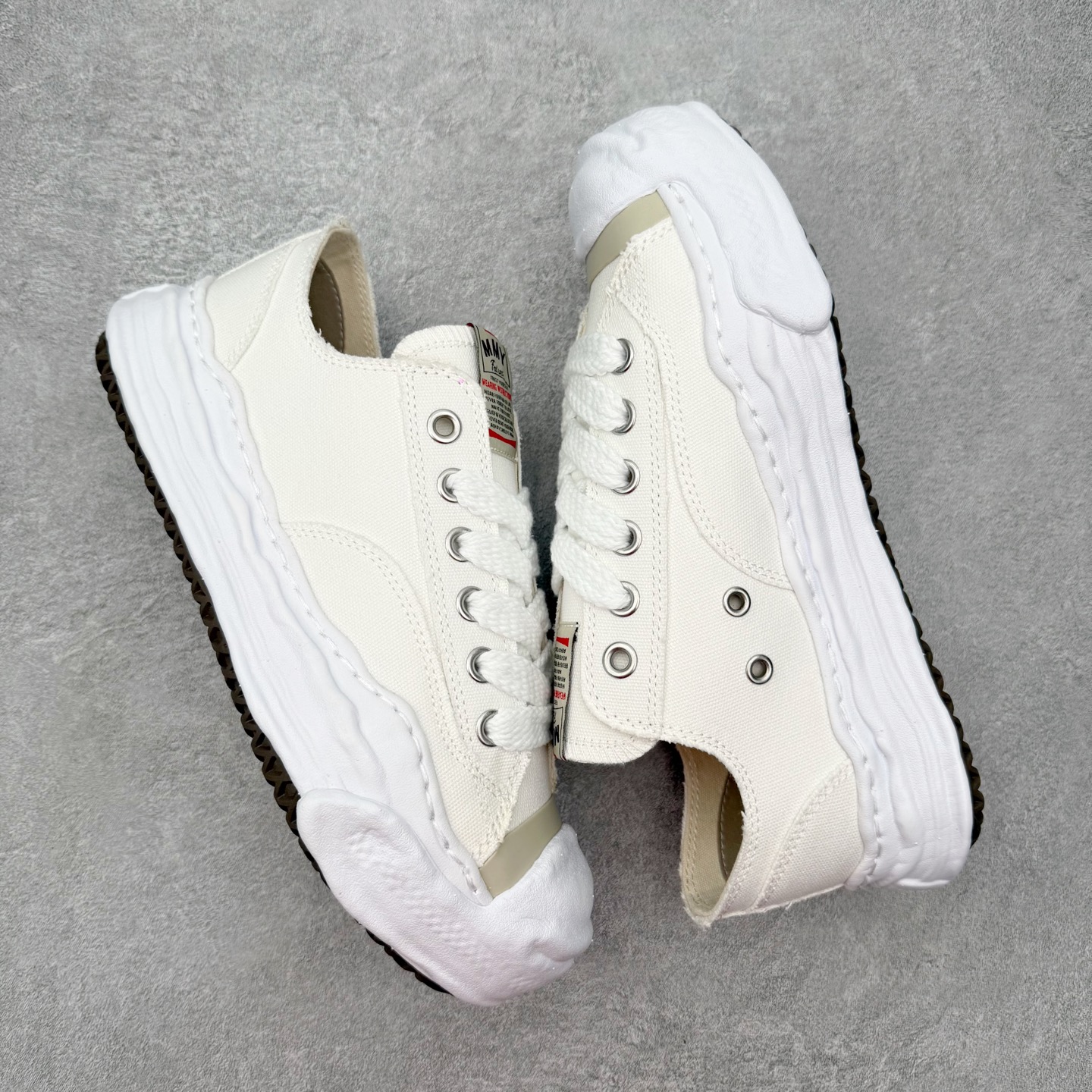 Maison Mihara Yasuhiro Hank Sneakers 三原康裕开口笑创新溶解风变形溶