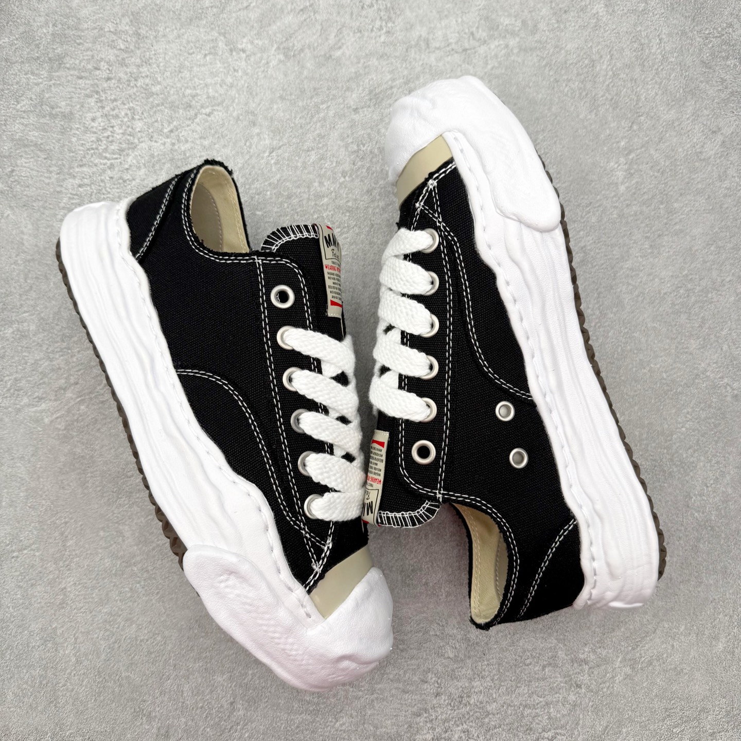 Maison Mihara Yasuhiro Hank Sneakers 三原康裕开口笑创新溶解风变形溶