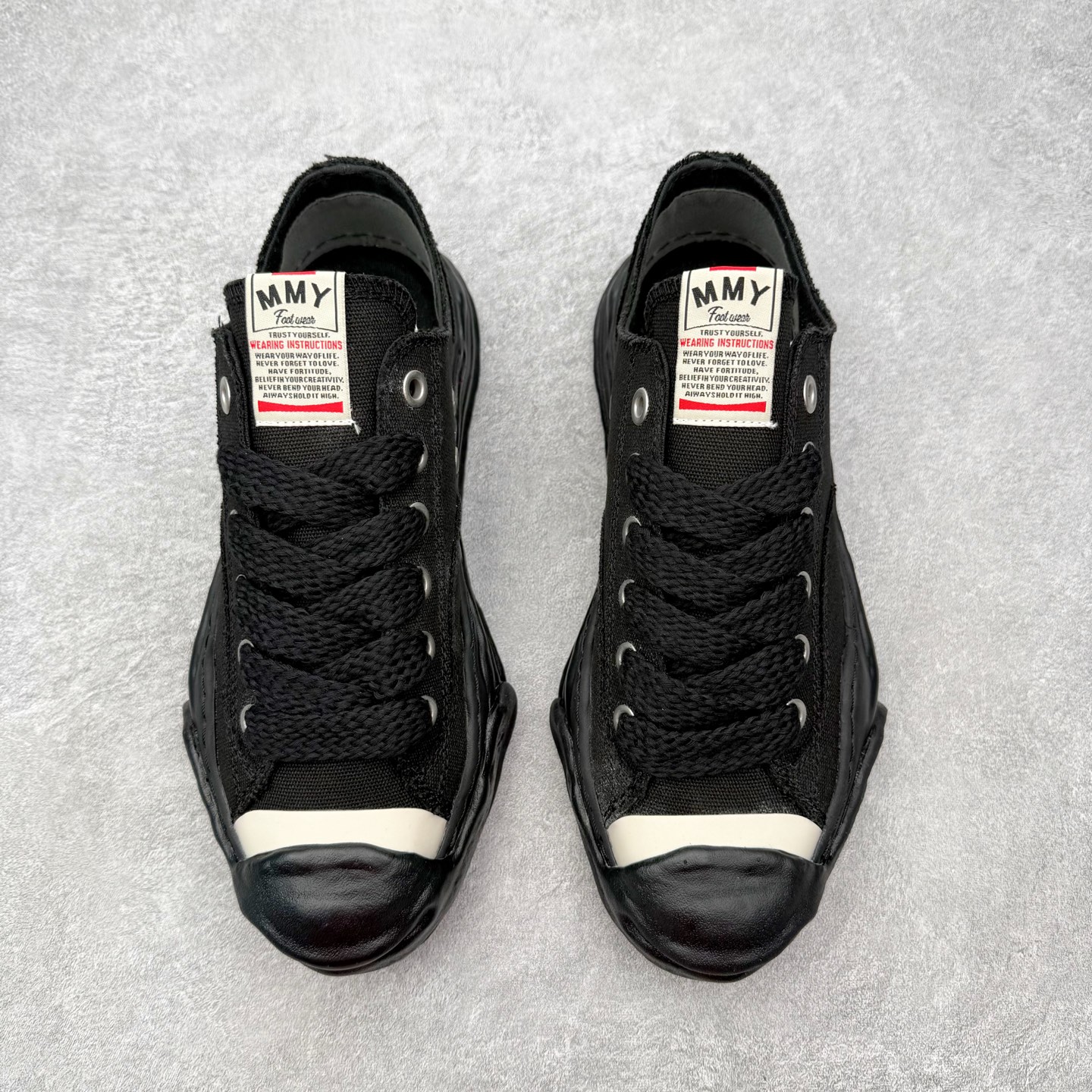 Maison Mihara Yasuhiro Hank Sneakers 三原康裕开口笑创新溶解风变形溶