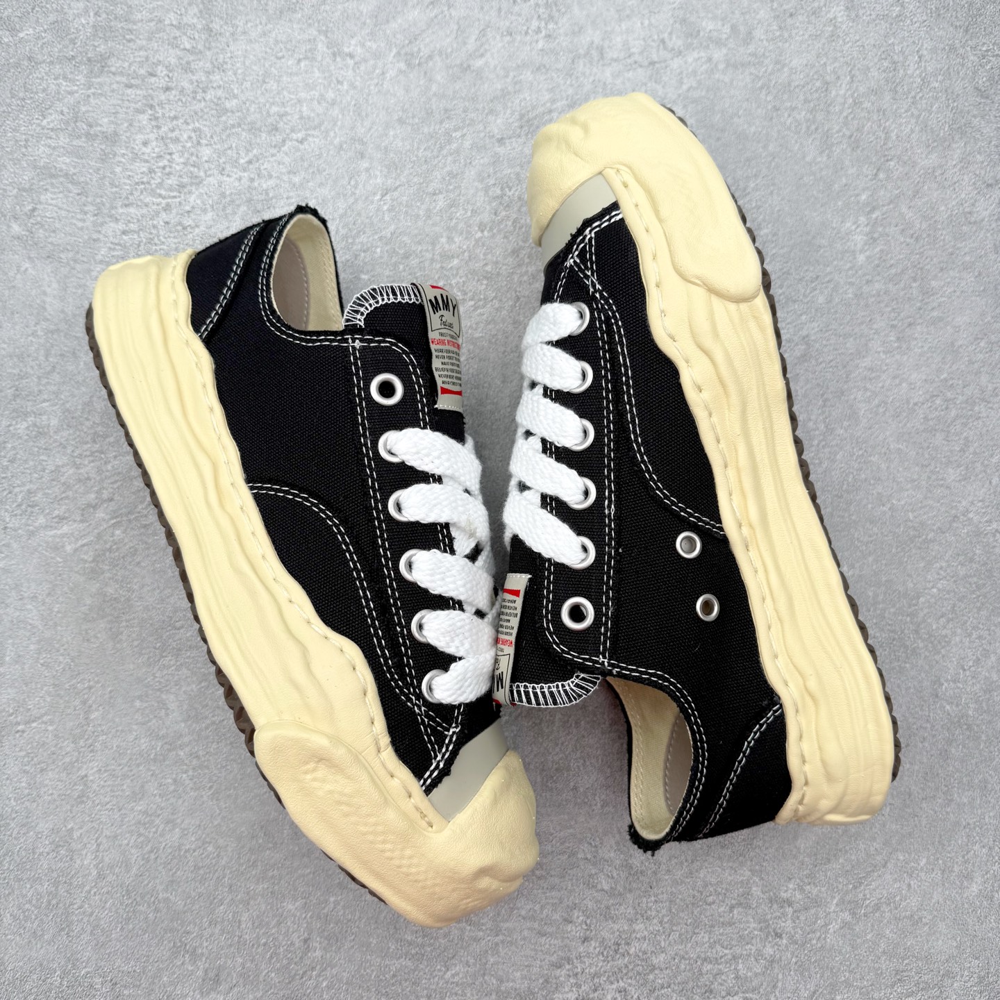 Maison Mihara Yasuhiro Hank Sneakers 三原康裕开口笑创新溶解风变形溶