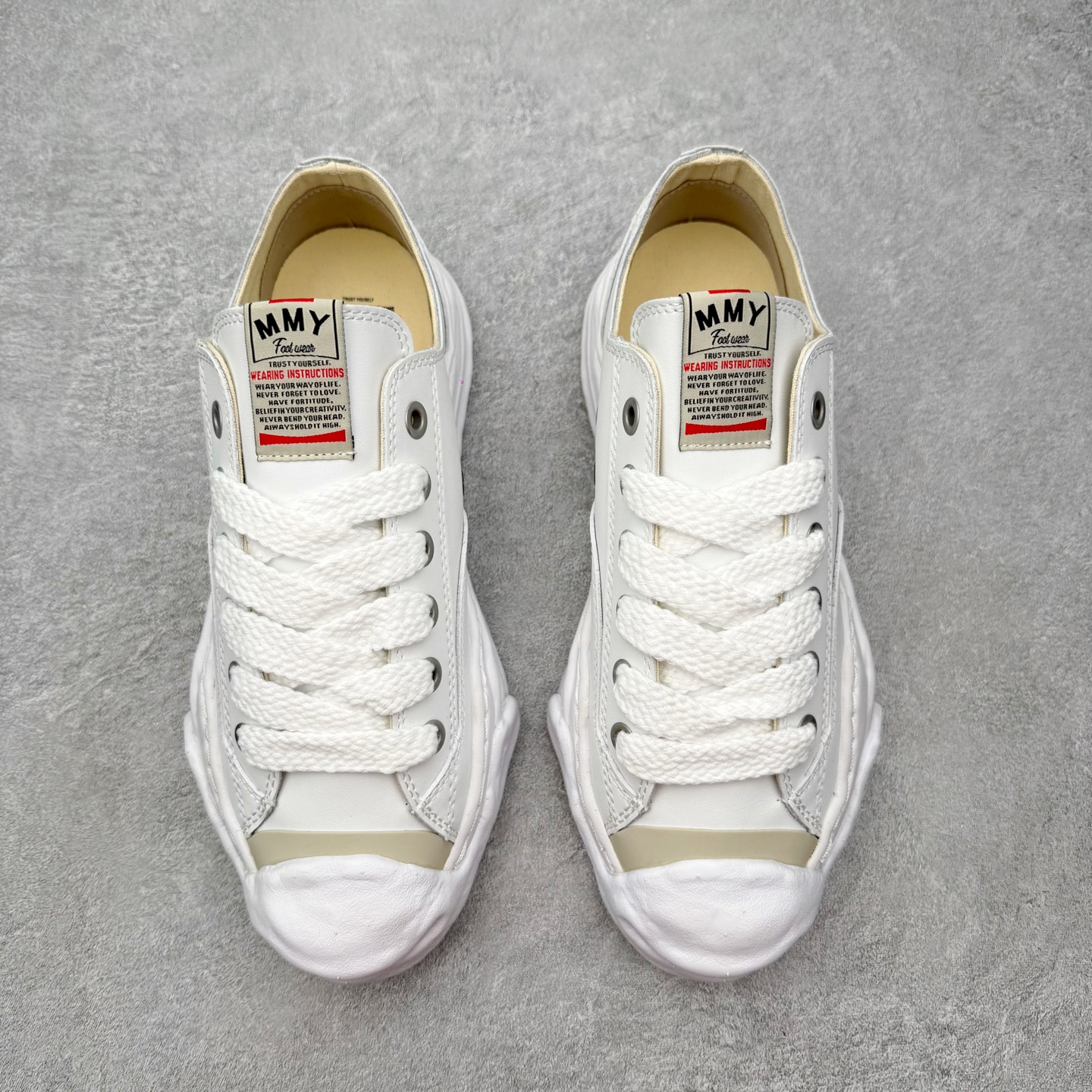 Maison Mihara Yasuhiro Hank Sneakers 三原康裕开口笑创新溶解风变形溶