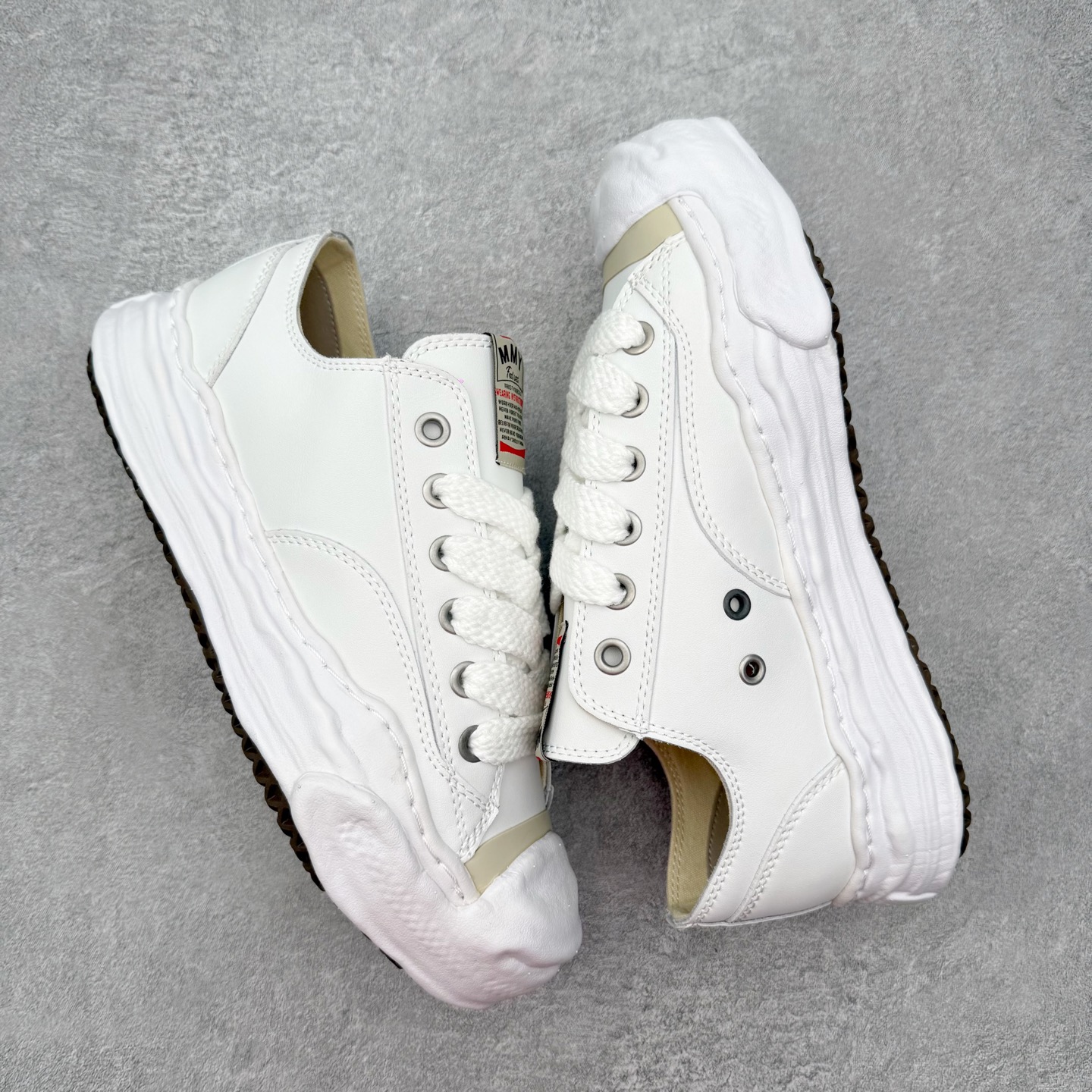 Maison Mihara Yasuhiro Hank Sneakers 三原康裕开口笑创新溶解风变形溶