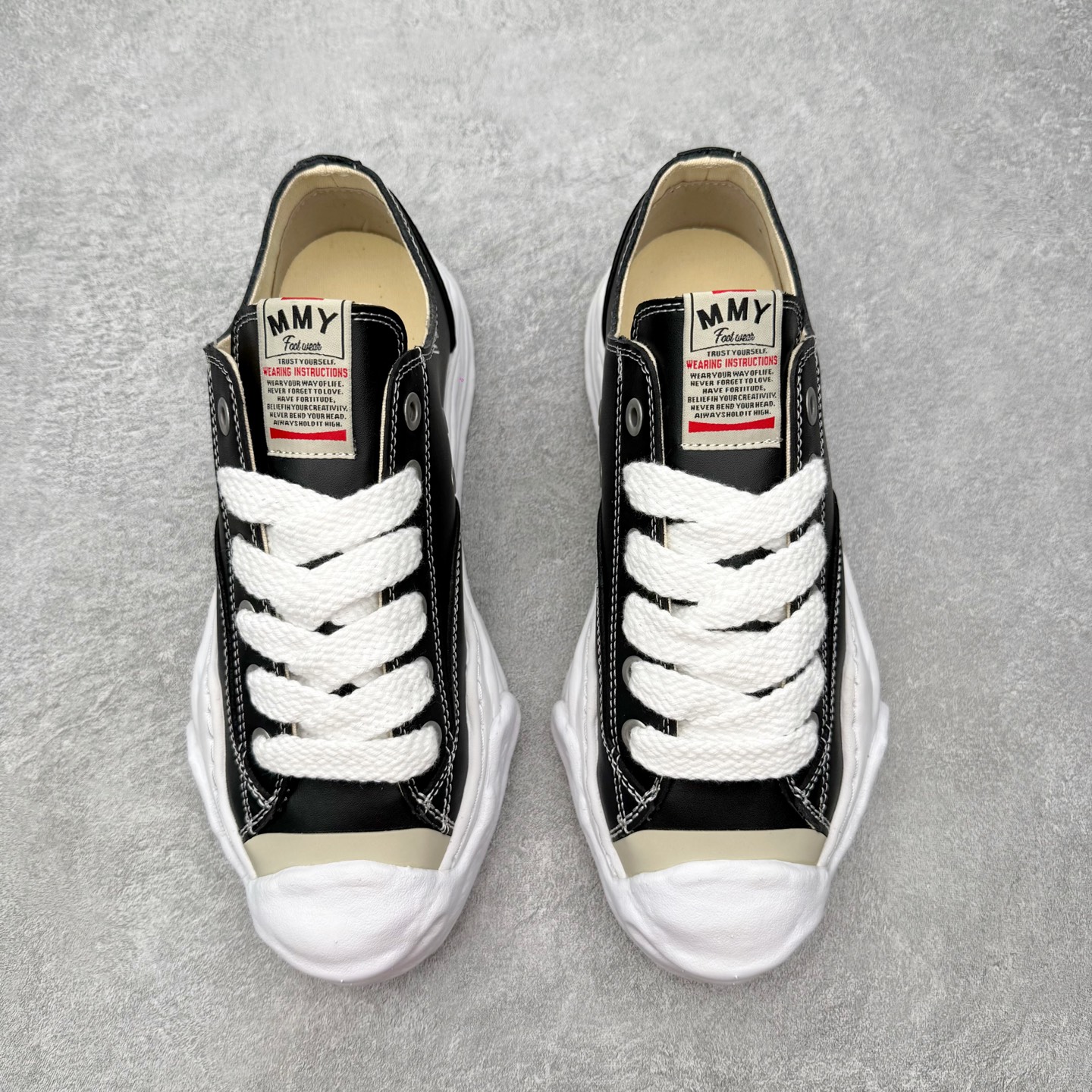 Maison Mihara Yasuhiro Hank Sneakers 三原康裕开口笑创新溶解风变形溶