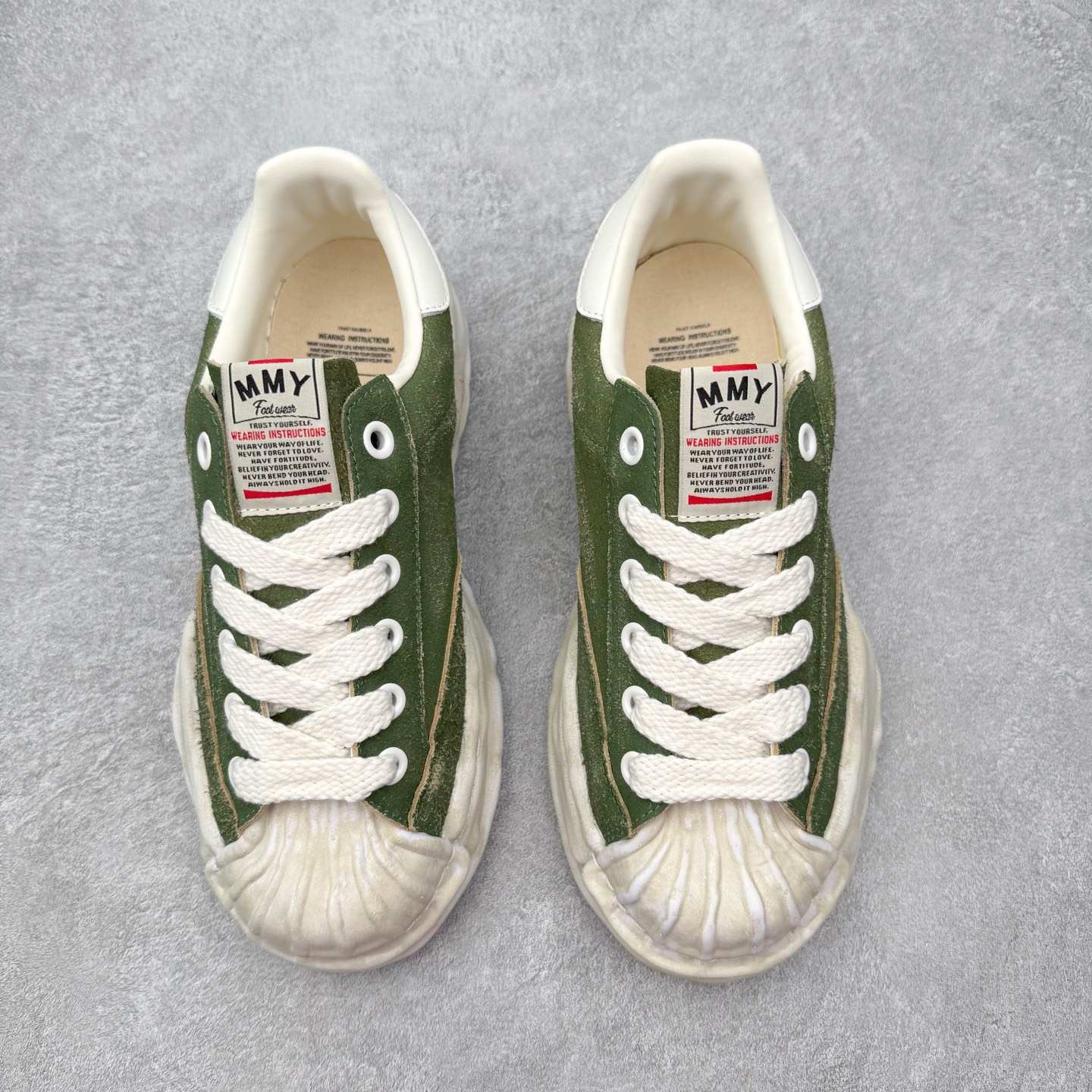 Maison Mihara Yasuhiro Blakey Sneakers 三原康裕贝壳头创新溶解风变