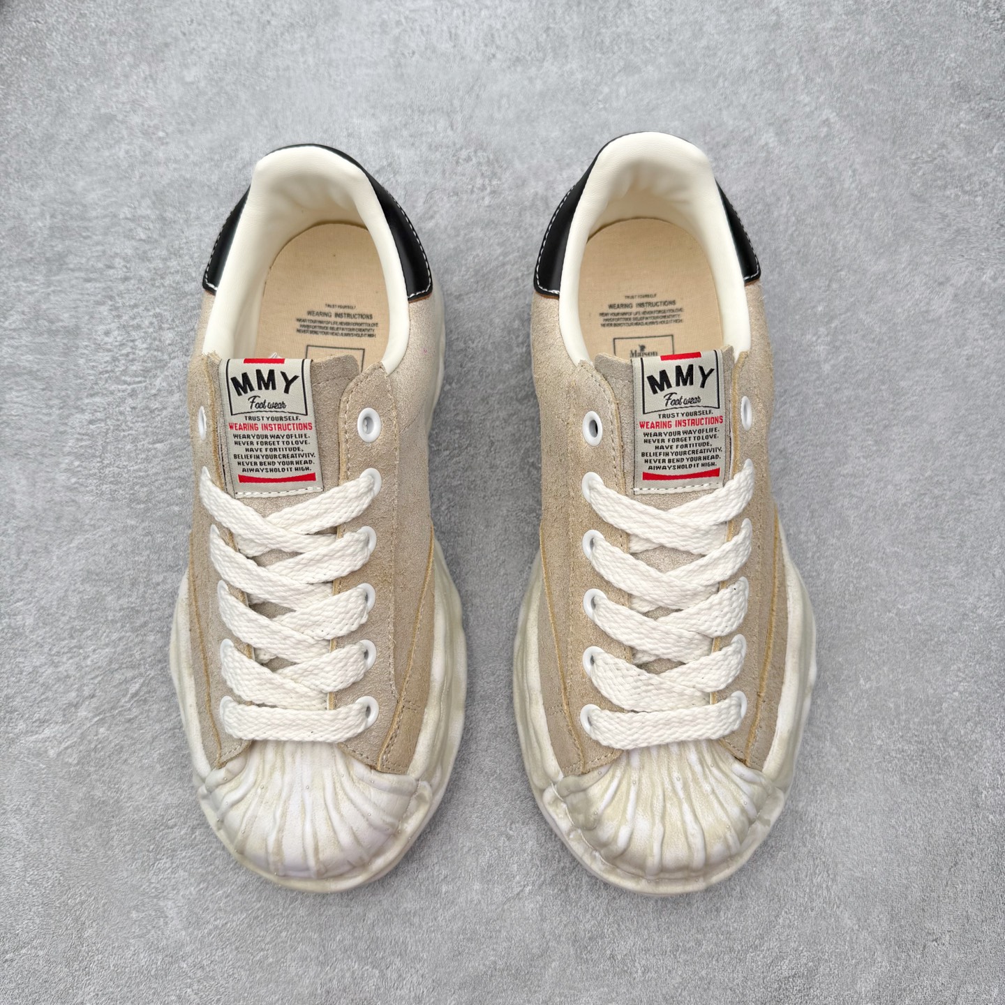 Maison Mihara Yasuhiro Blakey Sneakers 三原康裕贝壳头创新溶解风变