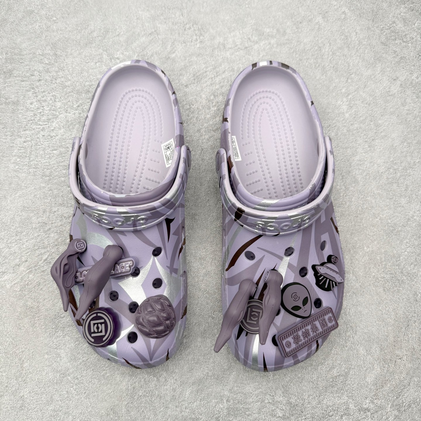 Clot x Crocs Classic Clog卡骆驰陈冠希联名限定合作系列EVA经典一脚蹬包头洞洞鞋