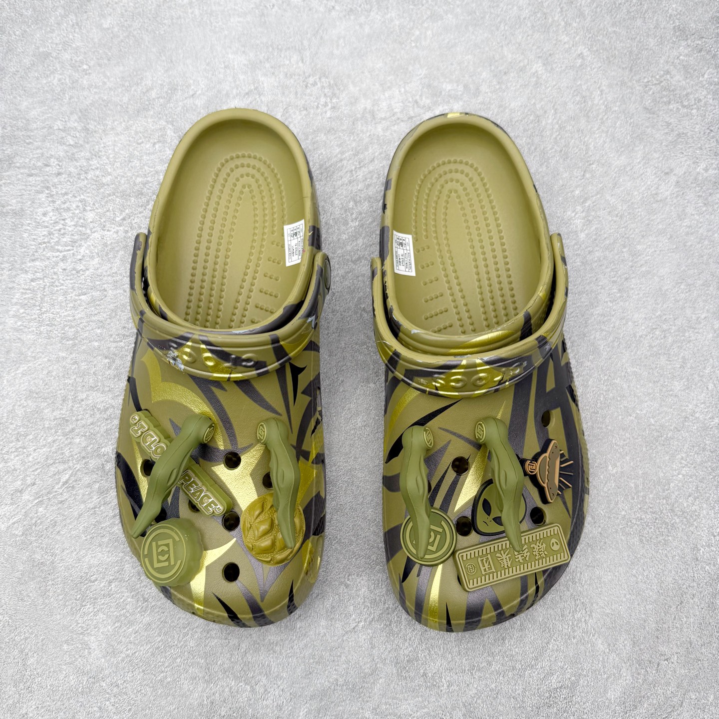 Clot x Crocs Classic Clog卡骆驰陈冠希联名限定合作系列EVA经典一脚蹬包头洞洞鞋