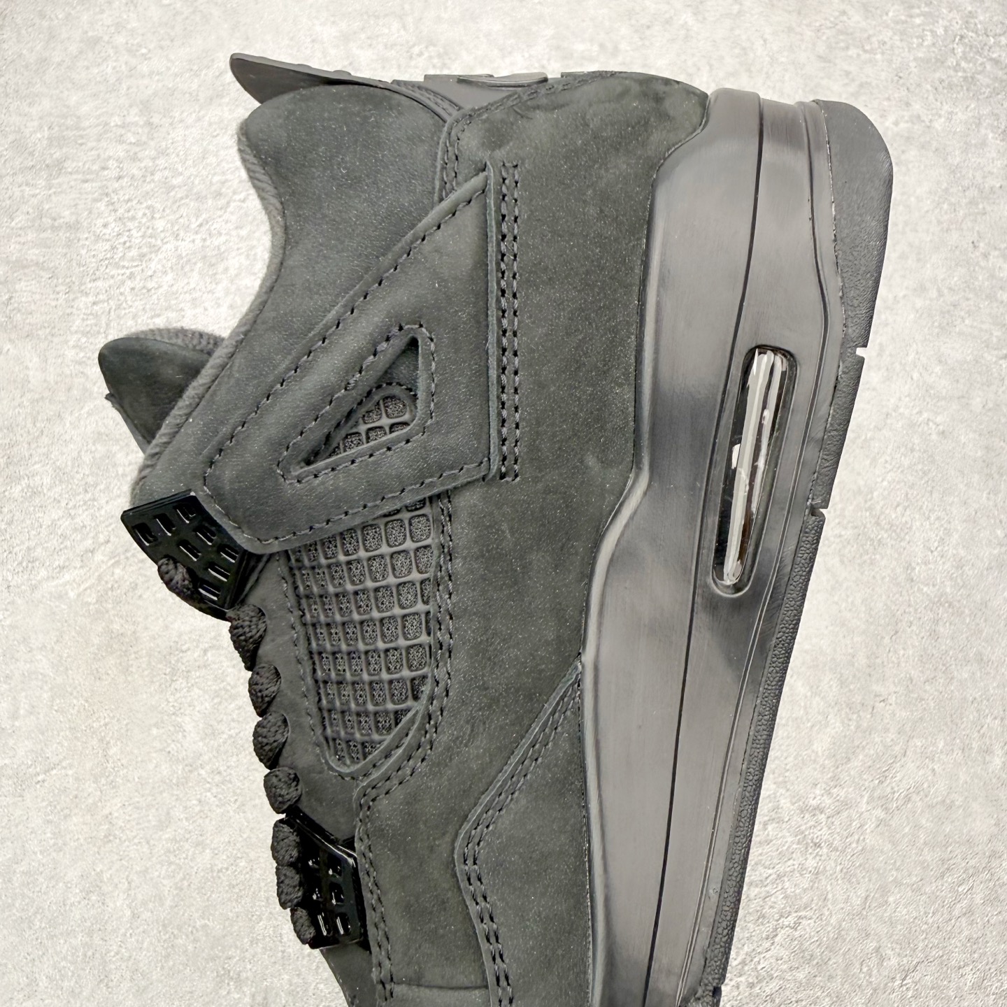＃DT纯原 Air Jordan AJ4 Retro 黑猫 CU1110-010 原厂头层皮料 全新升级