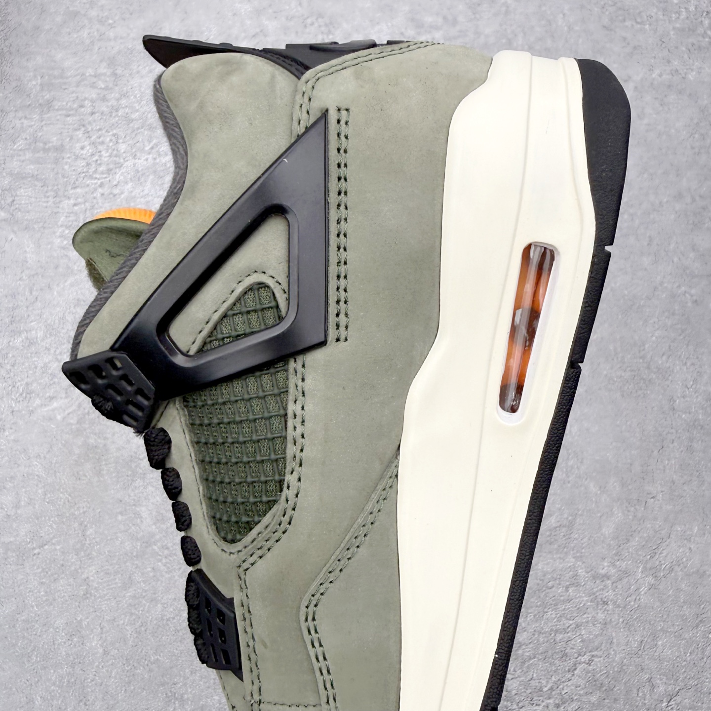 ＃DT纯原 UNDEFEATED x Air Jordan AJ4 联名军绿黑 IB1519-200 原