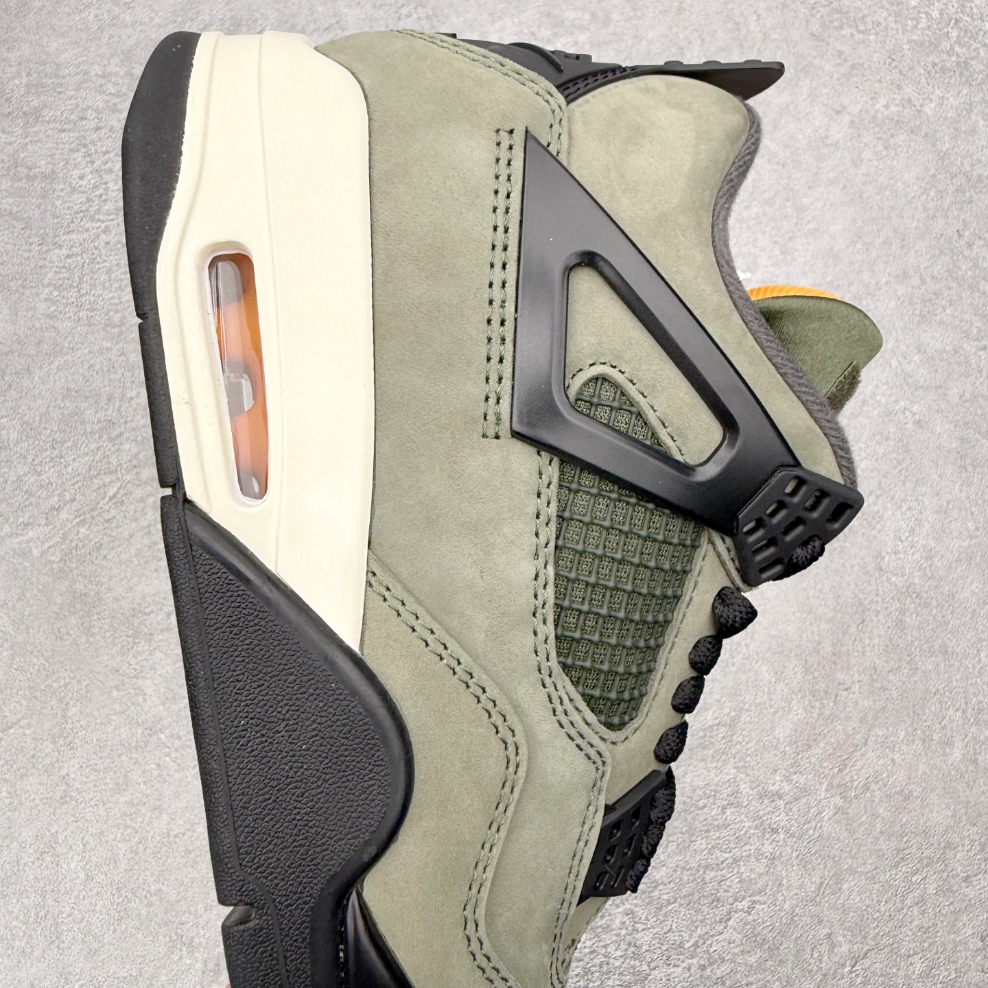 ＃DT纯原 UNDEFEATED x Air Jordan AJ4 联名军绿黑 IB1519-200 原