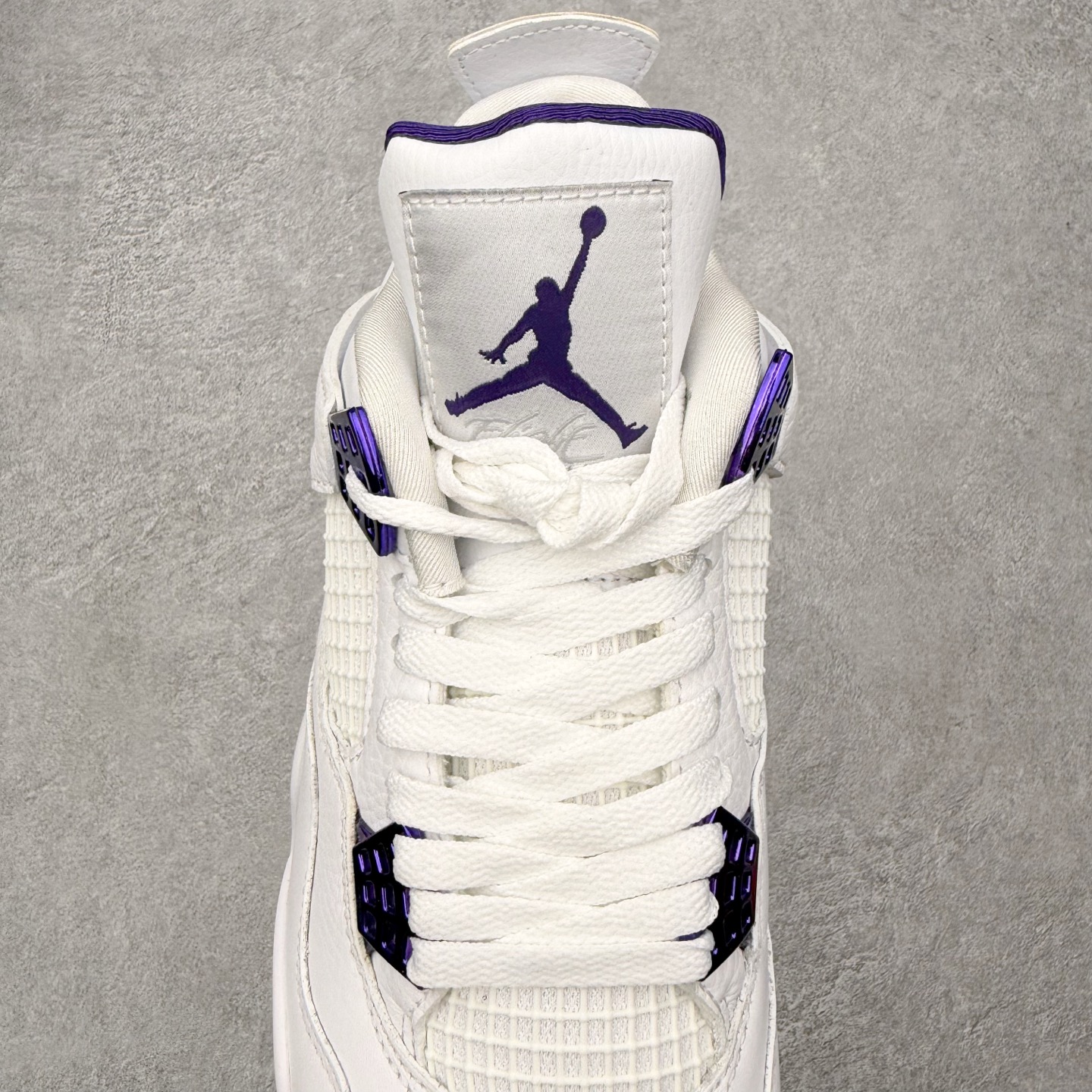 ＃DT纯原 Air Jordan AJ4 Retro 白紫 CT8527-115 原厂头层皮料 全新升级