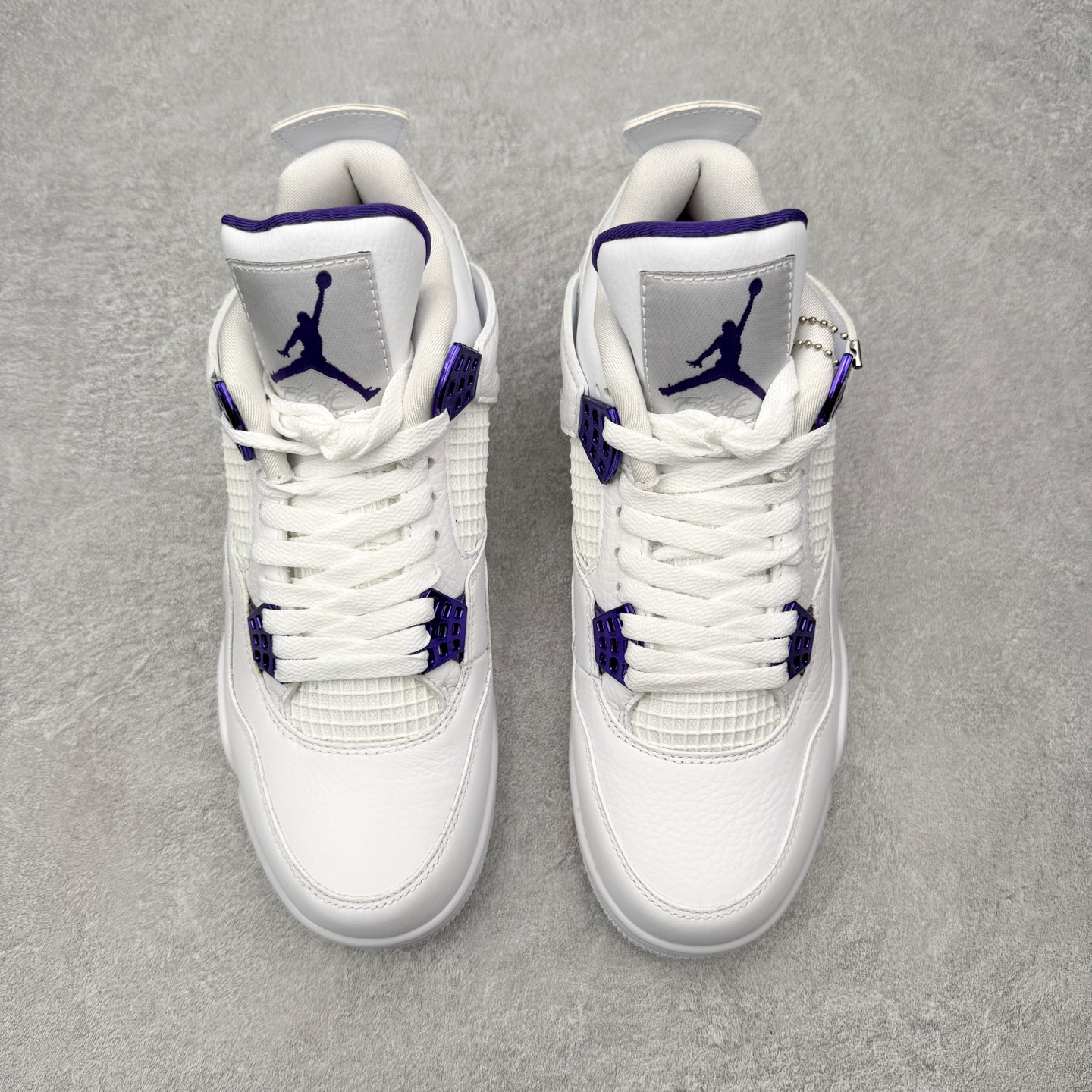 ＃DT纯原 Air Jordan AJ4 Retro 白紫 CT8527-115 原厂头层皮料 全新升级