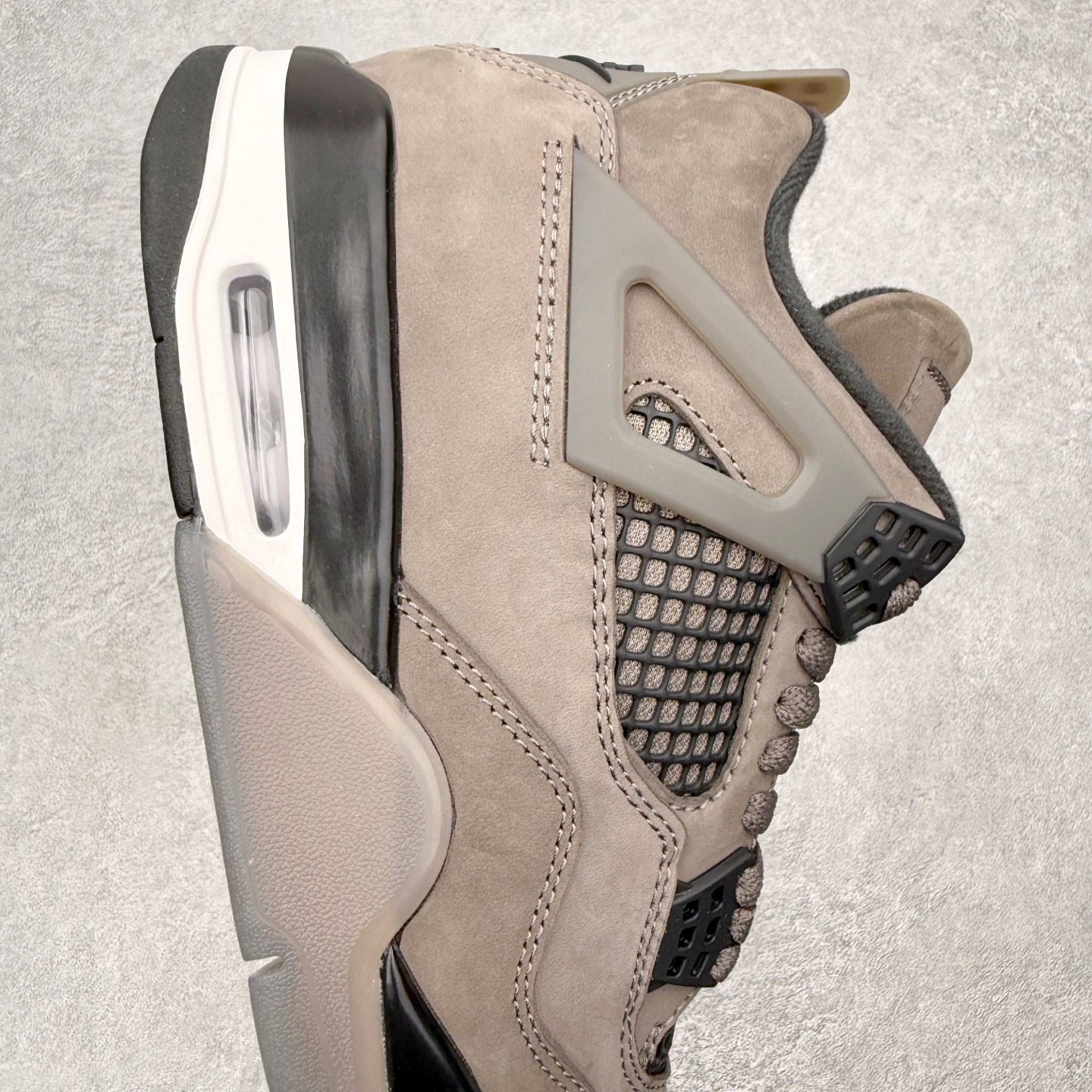 ＃DT纯原 Air Jordan AJ4 Ship “Cave Stone”摩卡棕色 FV5029-20
