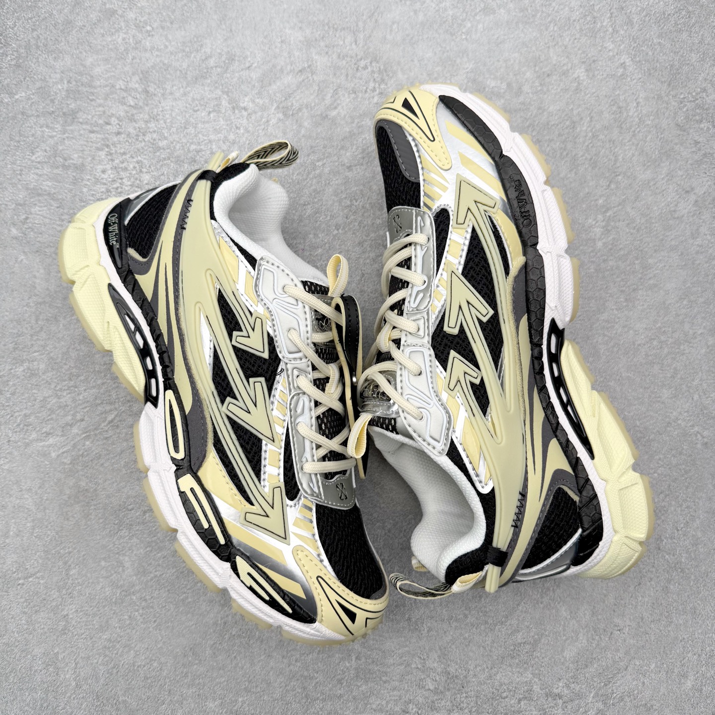 ＃KX Off-White 2024年OW最新款跑鞋 #百分百原盒正确版 原楦原纸板数据开发 4层分离大