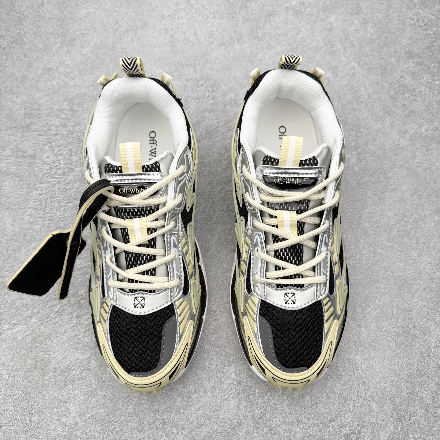 ＃KX Off-White 2024年OW最新款跑鞋 #百分百原盒正确版 原楦原纸板数据开发 4层分离大