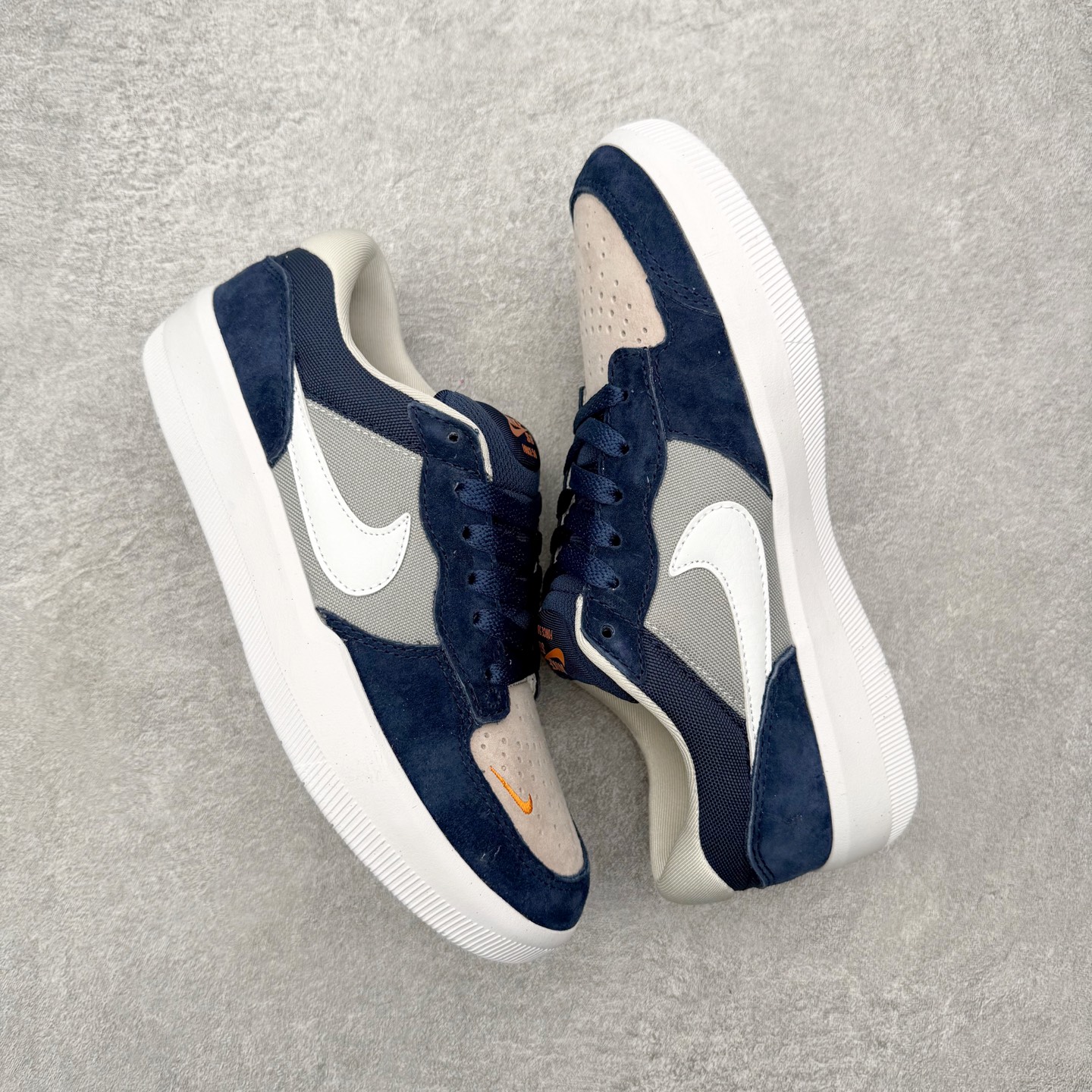 ＃ Nike SB Force 58 男子低帮耐磨专业滑板鞋 CZ2959-403 海军蓝灰纯原 NK 