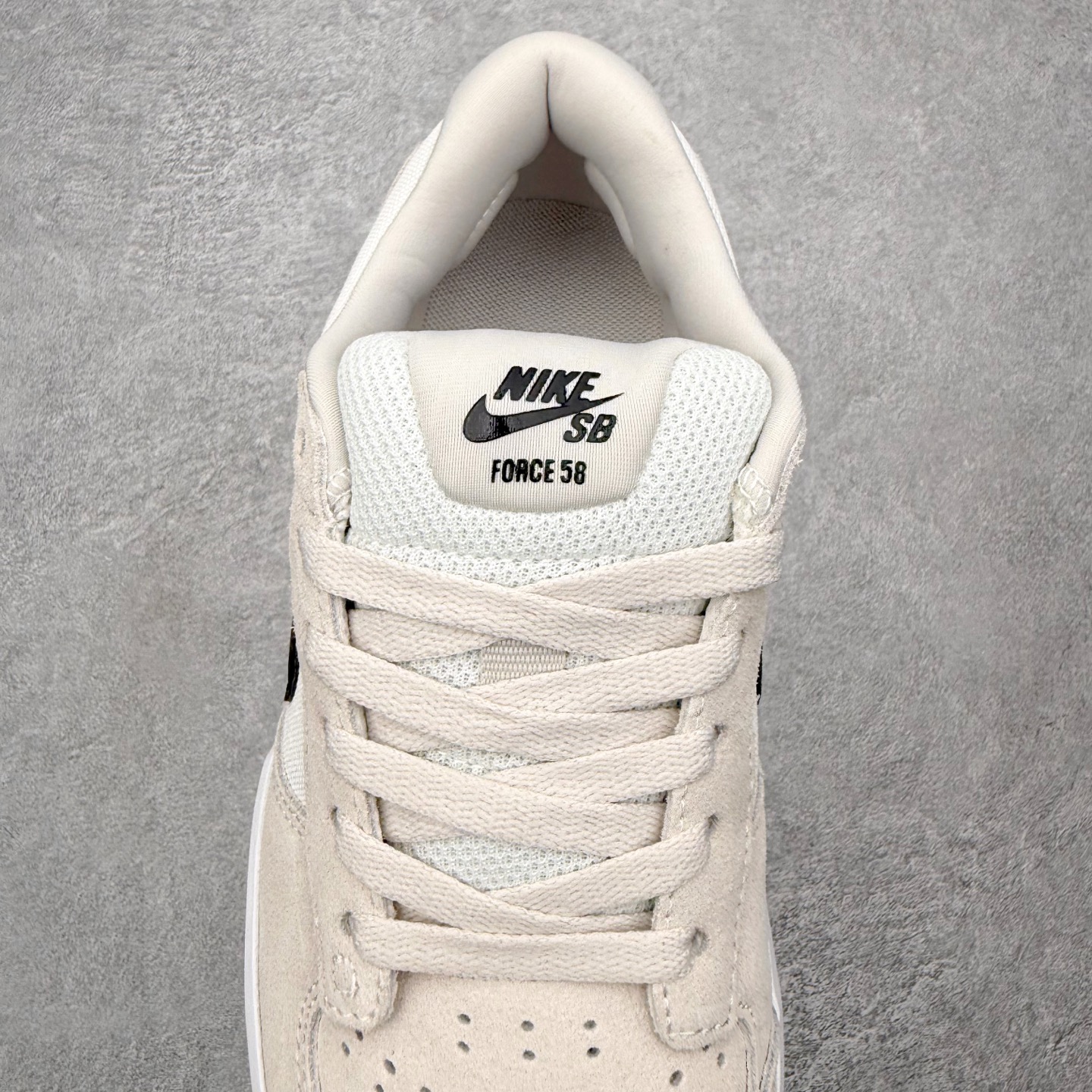 Nike SB Force 58 男子低帮耐磨专业滑板鞋 CZ2959-100 帆白黑纯原 NK SB 