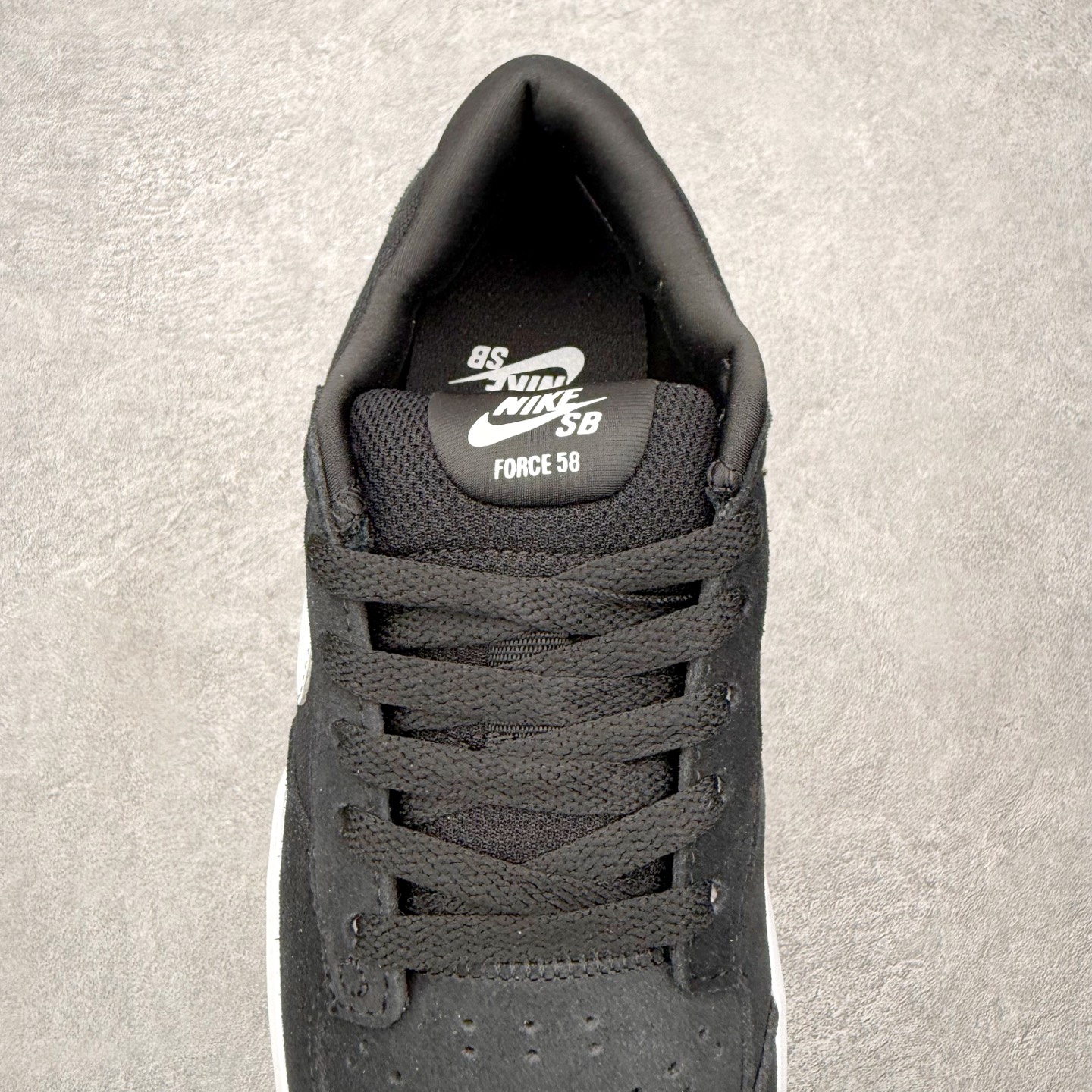 Nike SB Force 58 男子低帮耐磨专业滑板鞋 CZ2959-001 黑白纯原 NK SB F