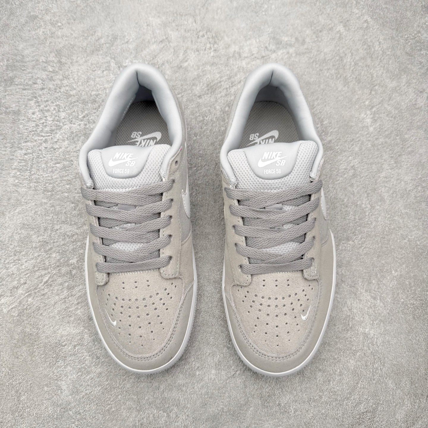 ＃ Nike SB Force 58 男子低帮耐磨专业滑板鞋 CZ2959-005 狼灰纯原 NK SB