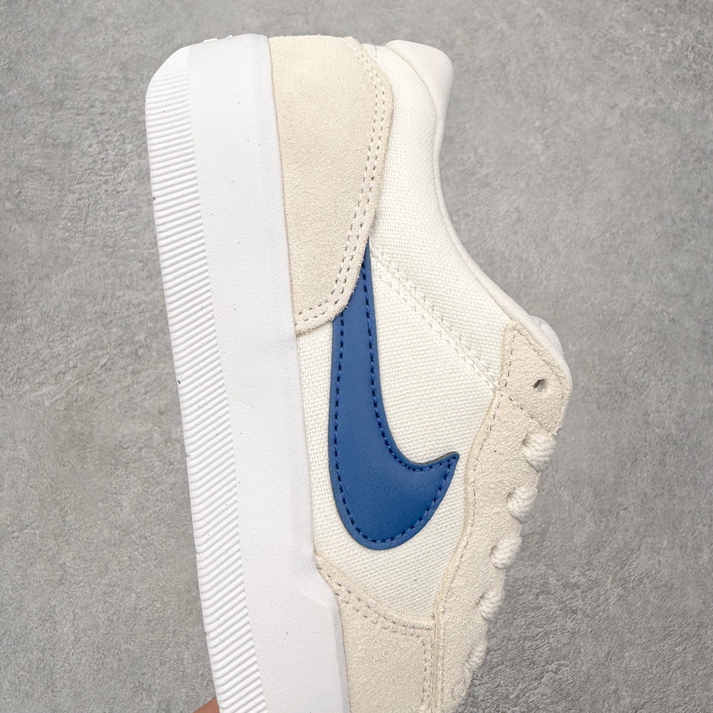 ＃ Nike SB Force 58 男子低帮耐磨滑板鞋 CZ2959-007 幻影灰蓝勾纯原 NK S