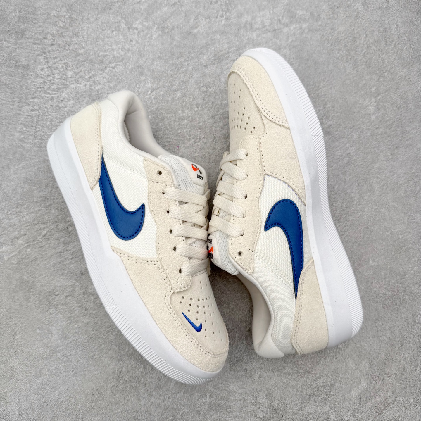 ＃ Nike SB Force 58 男子低帮耐磨滑板鞋 CZ2959-007 幻影灰蓝勾纯原 NK S