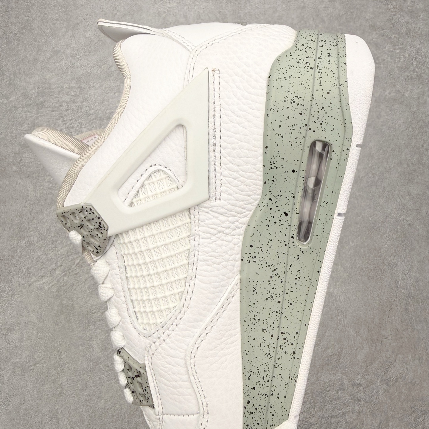 ＃DT纯原 Air Jordan AJ4 Retro 白灰奥利奥 CT8527-100 原厂头层皮料 全
