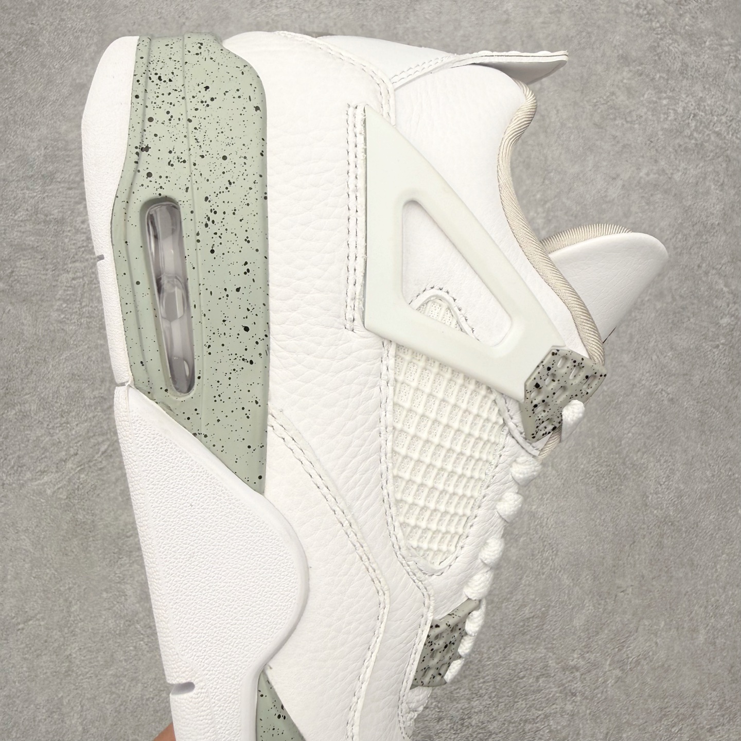 ＃DT纯原 Air Jordan AJ4 Retro 白灰奥利奥 CT8527-100 原厂头层皮料 全