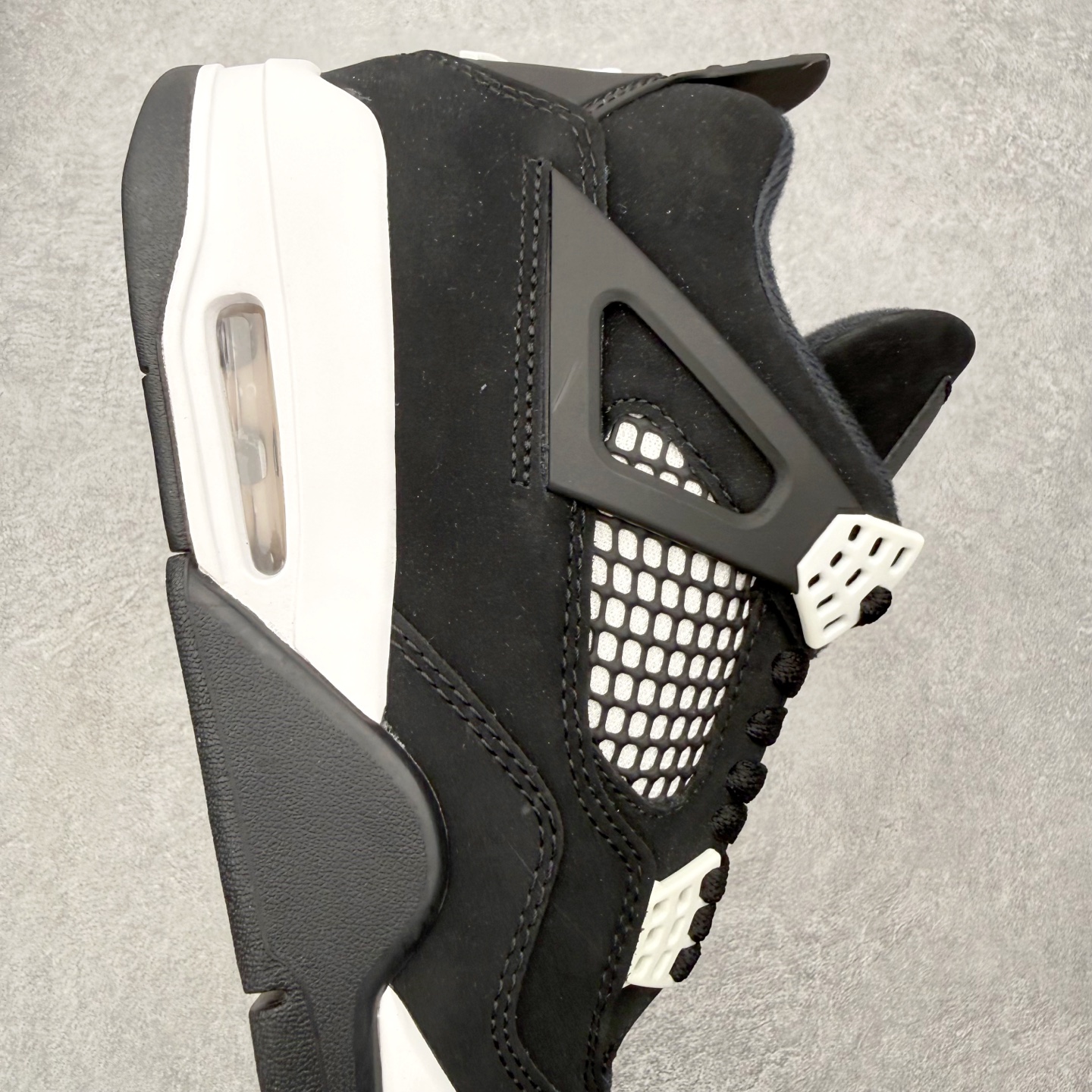 ＃DT纯原 Air Jordan AJ4 Retro 白黑雷公 FQ8138-001 原厂头层皮料 全新