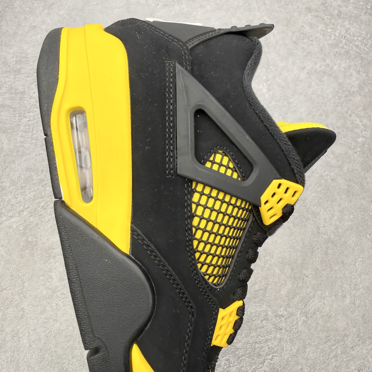 ＃DT纯原 Air Jordan AJ4 Retro 黑黄雷公 DH6927-017 原厂头层皮料 全新
