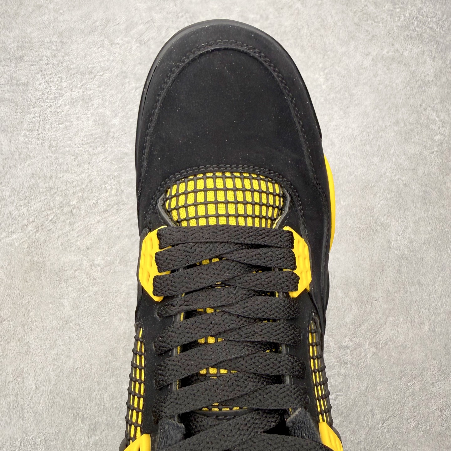 ＃DT纯原 Air Jordan AJ4 Retro 黑黄雷公 DH6927-017 原厂头层皮料 全新